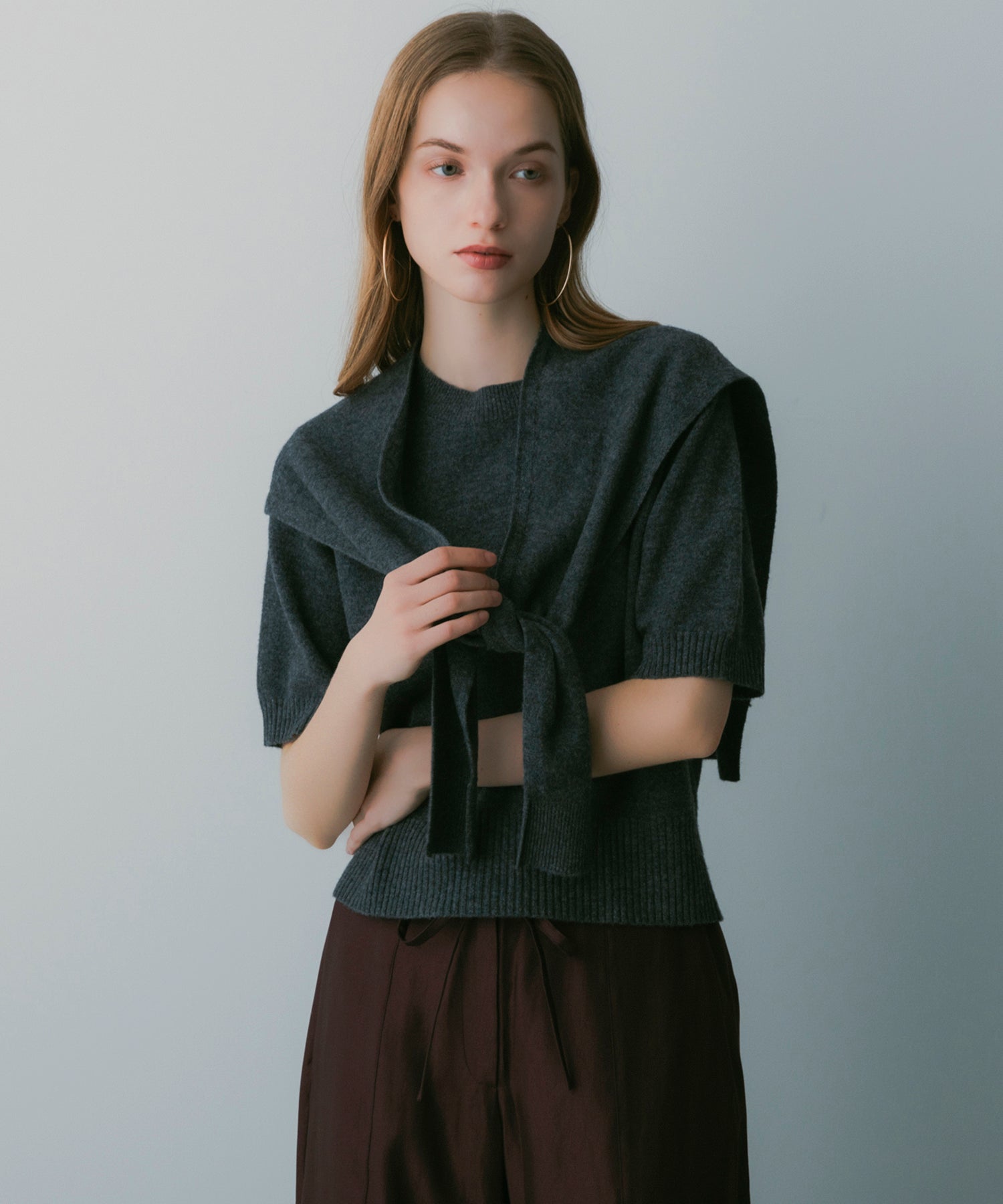 ボウタイデザインソフトニット