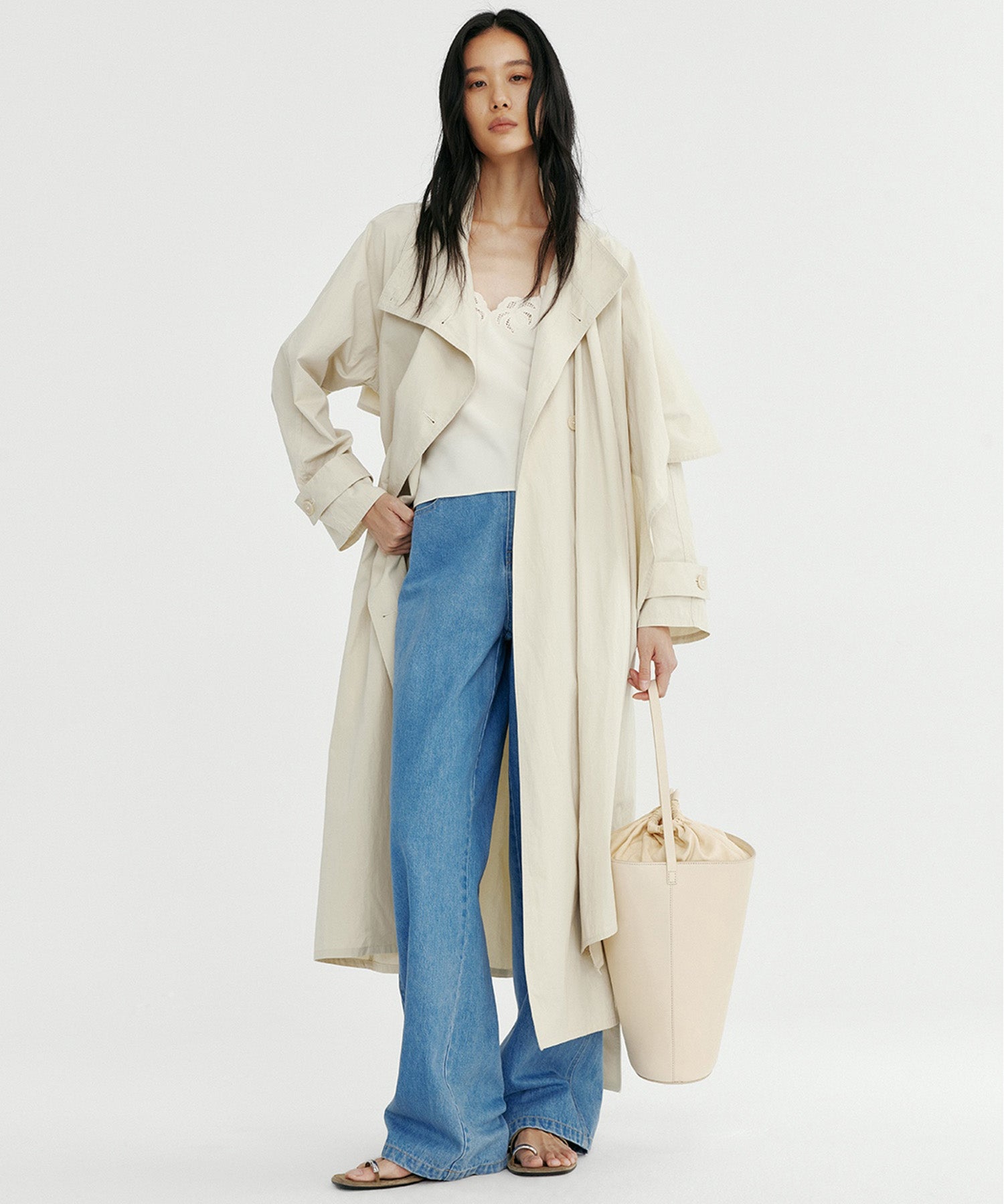 ヴィンテージワイドデニムパンツ