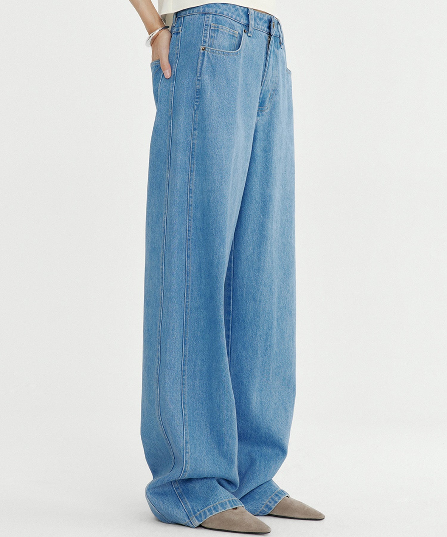 ヴィンテージワイドデニムパンツ