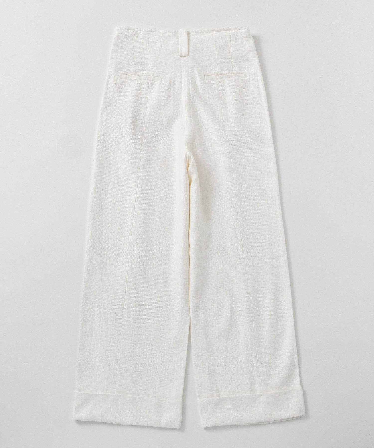 Wヘム バギーパンツ