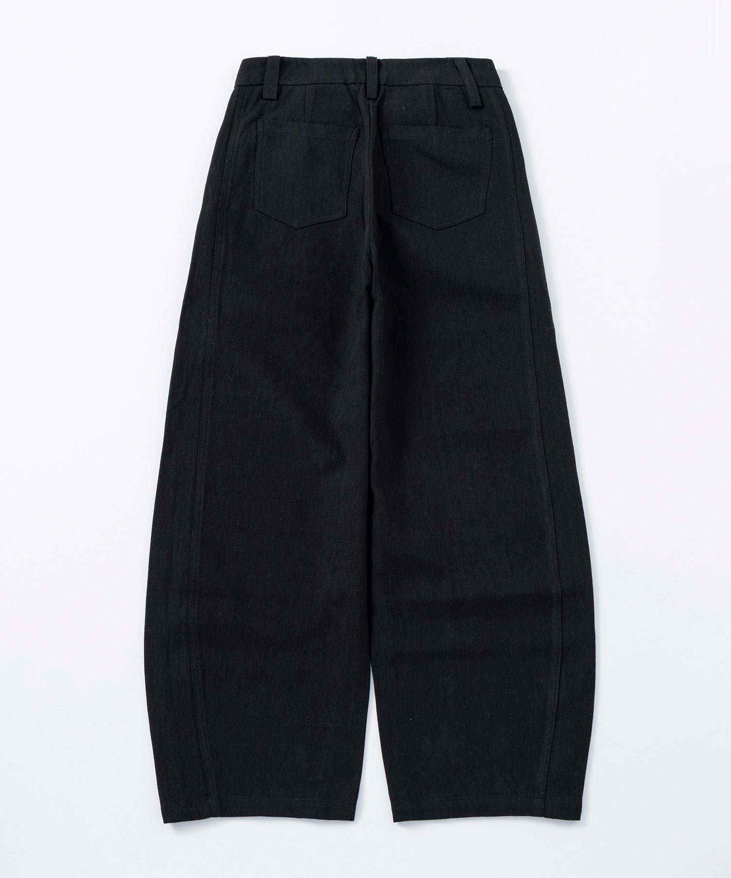 リネンブレンド バレルパンツ