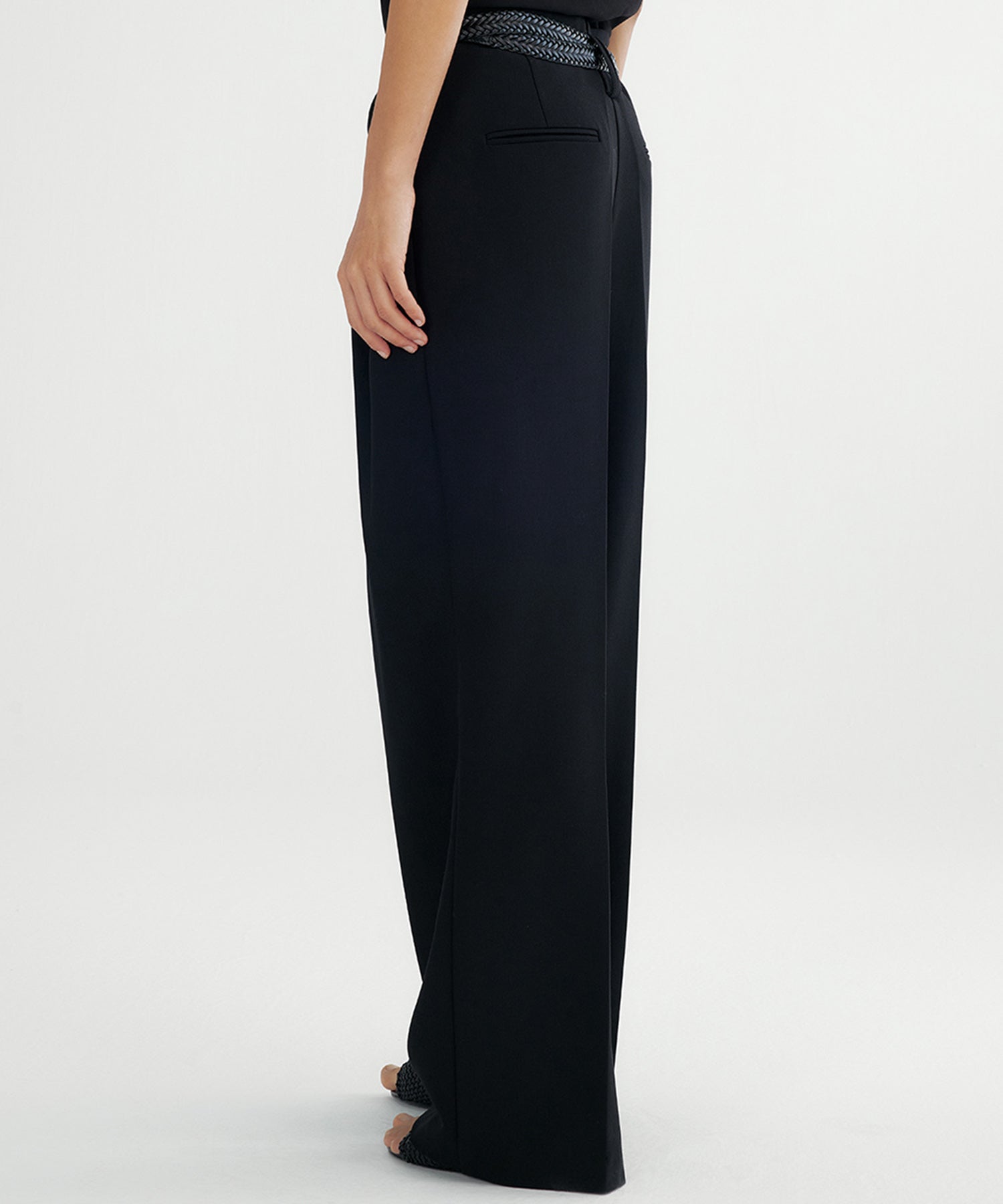 ダブルタック ワイドスラックス