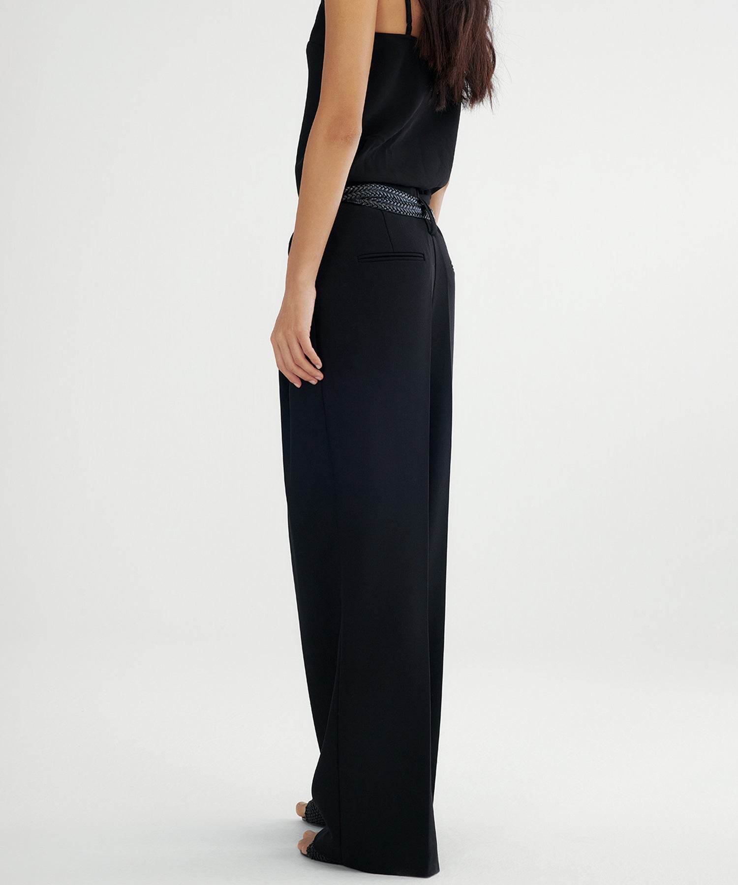 ダブルタック ワイドスラックス