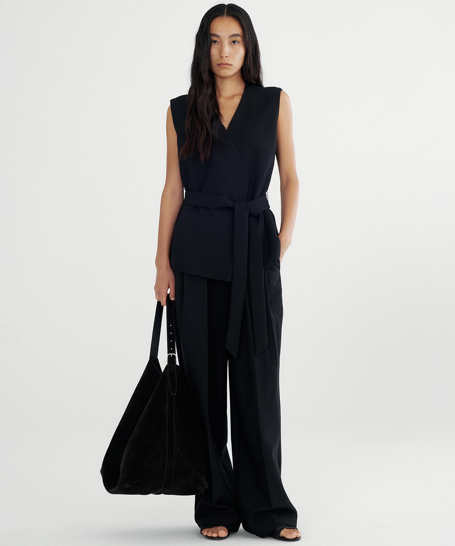 ダブルタック ワイドスラックス