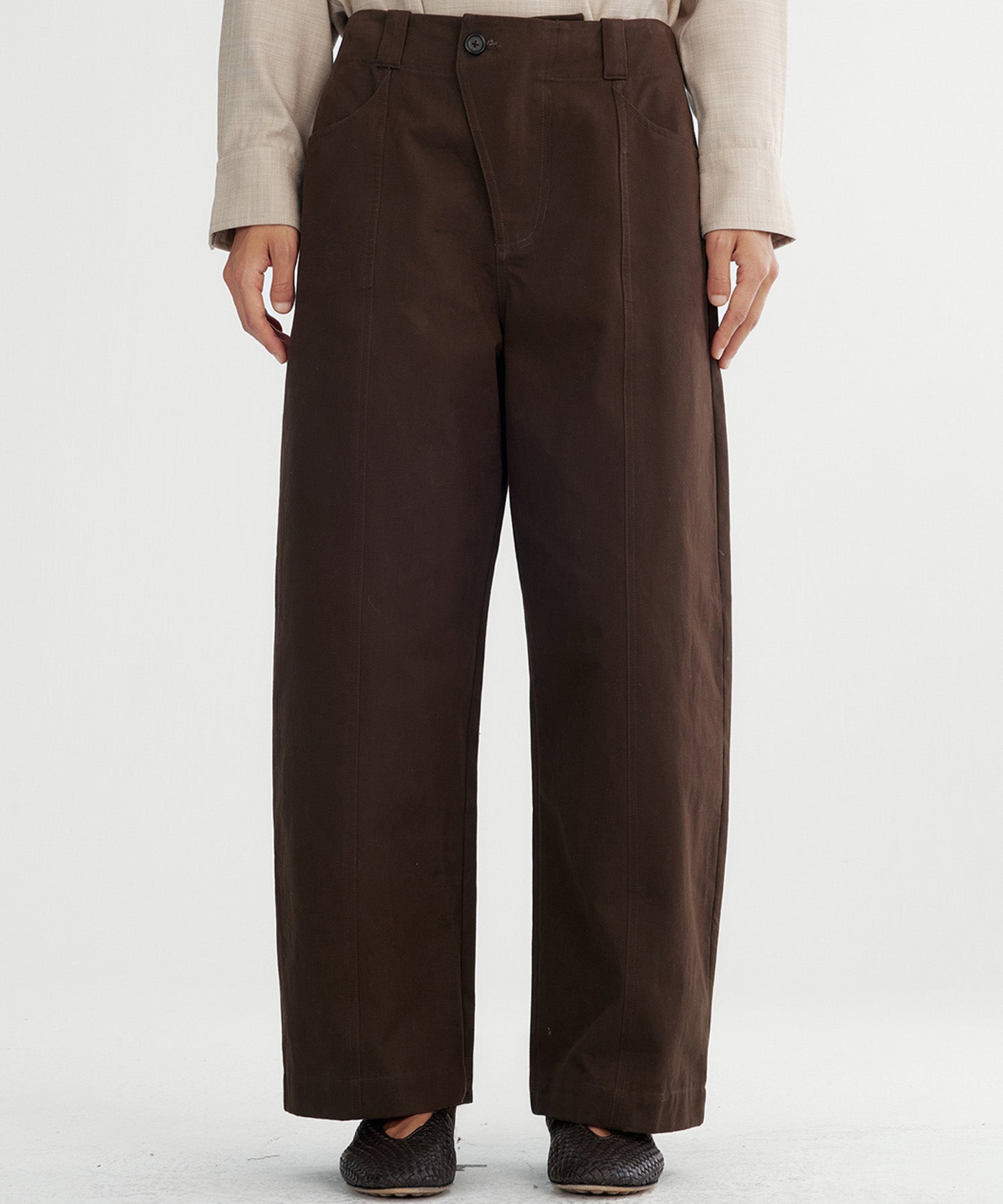 デザイン ワイドパンツ