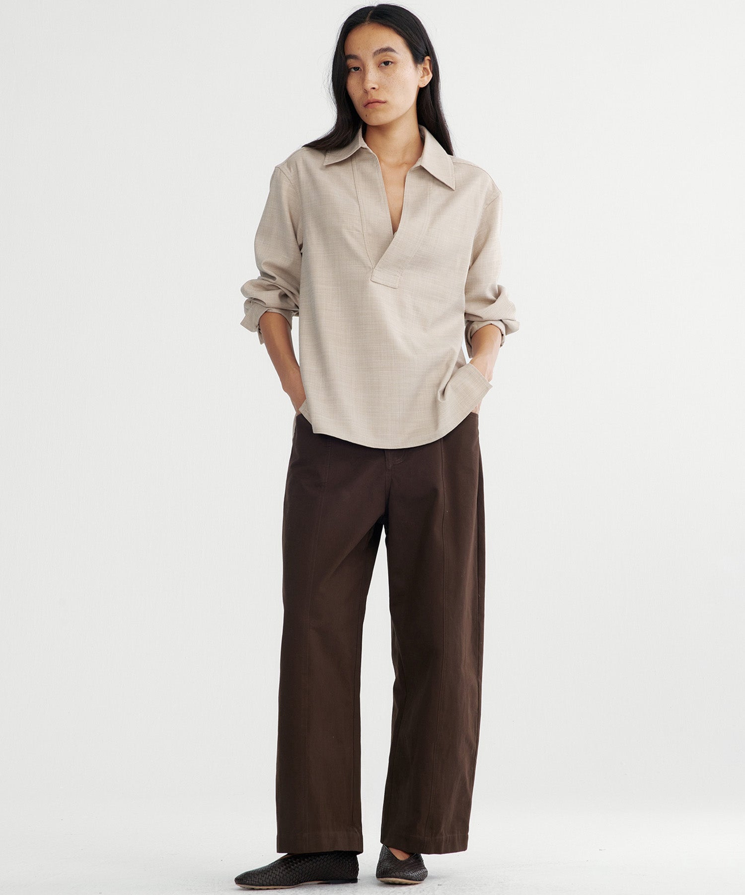 デザイン ワイドパンツ