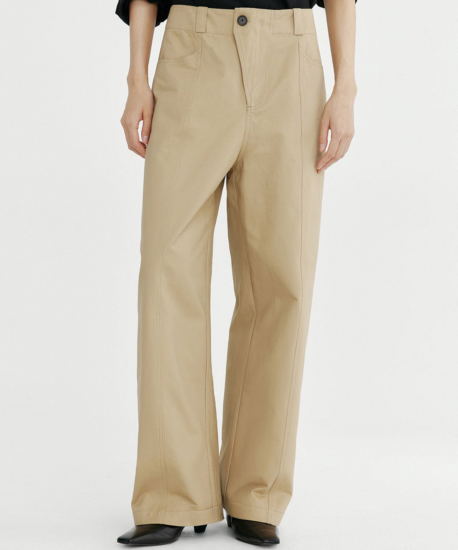 デザイン ワイドパンツ