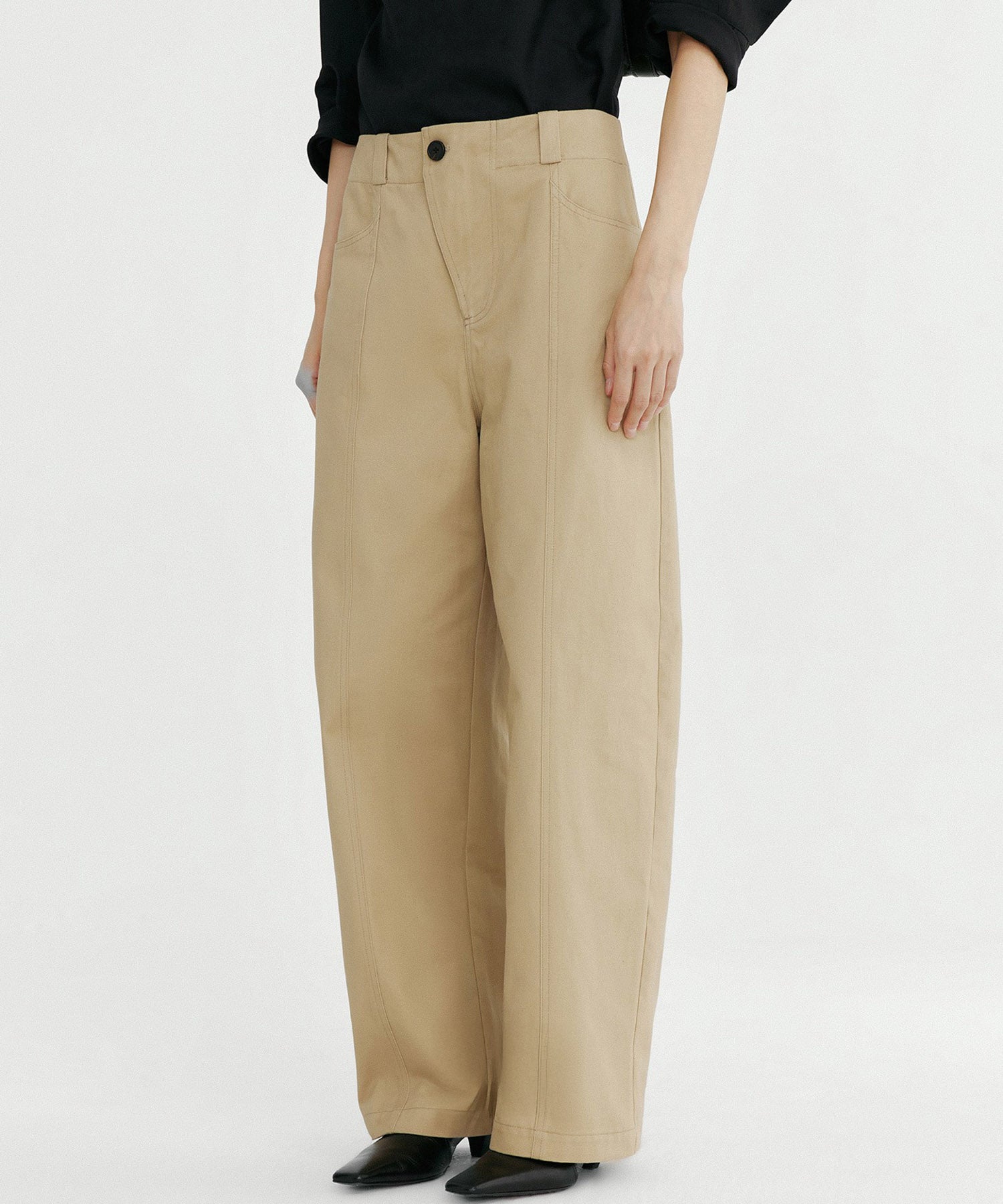 デザイン ワイドパンツ