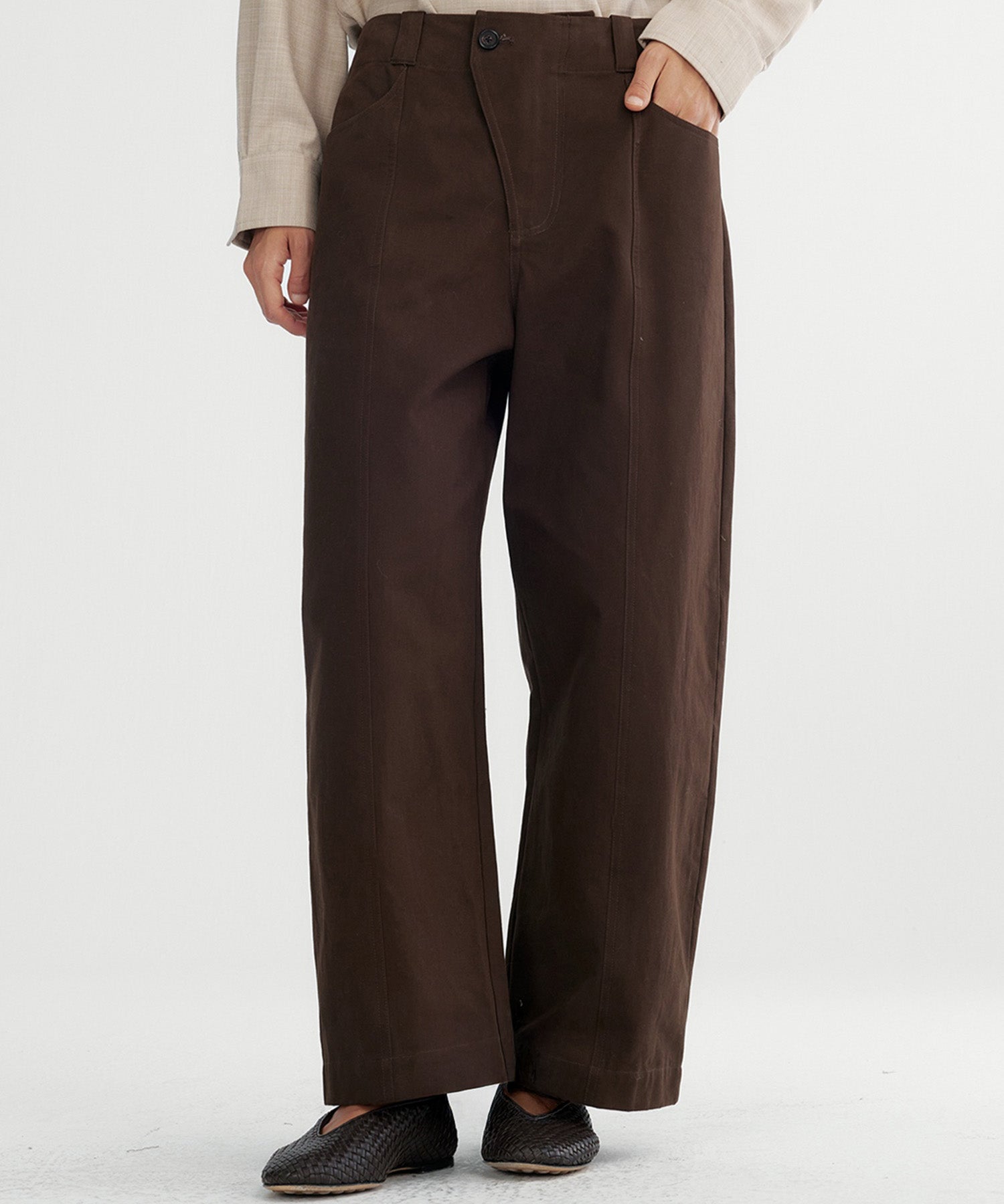 デザイン ワイドパンツ