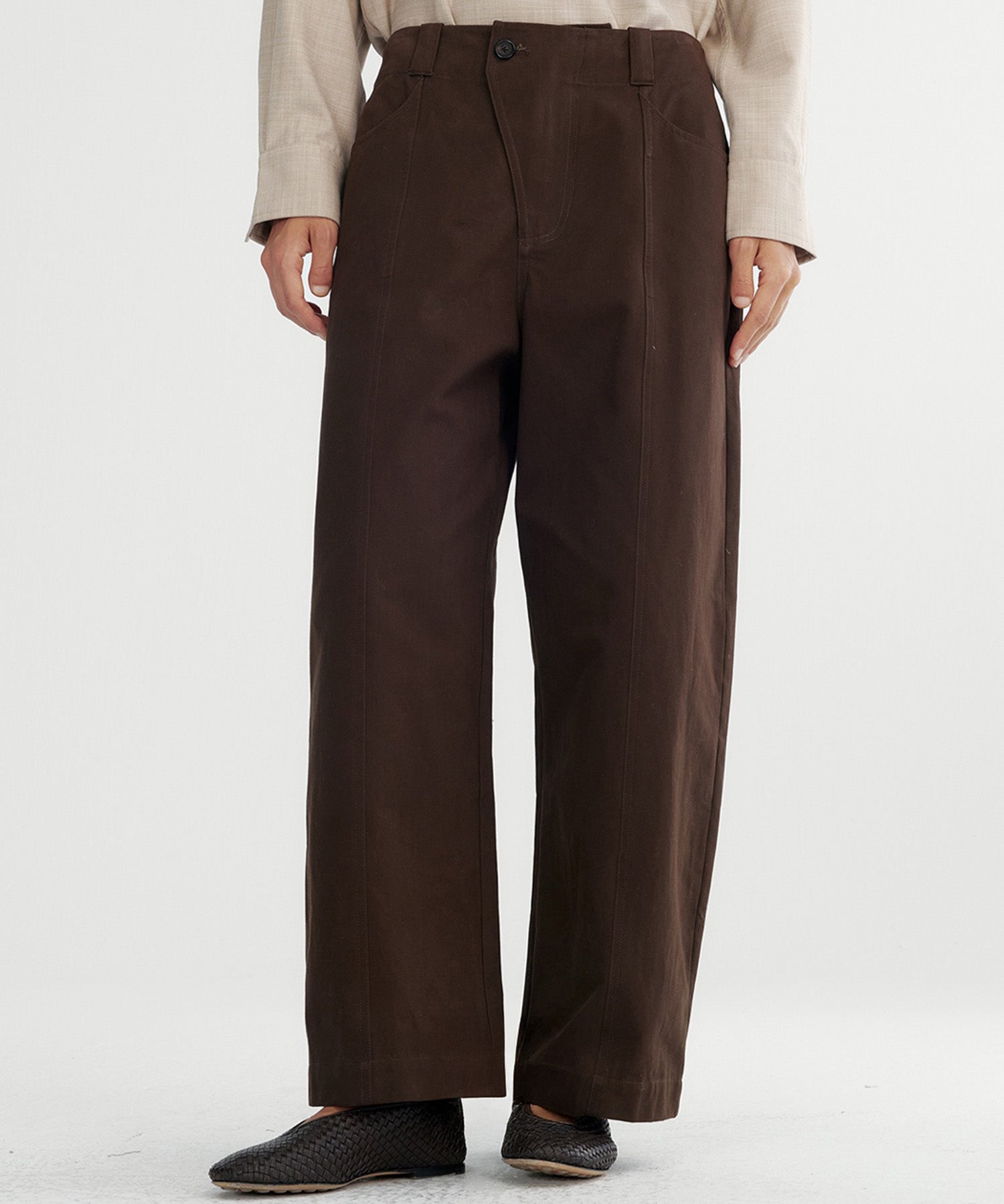 デザイン ワイドパンツ