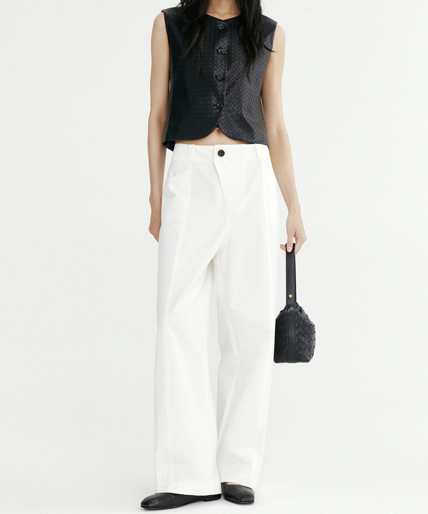 デザイン ワイドパンツ