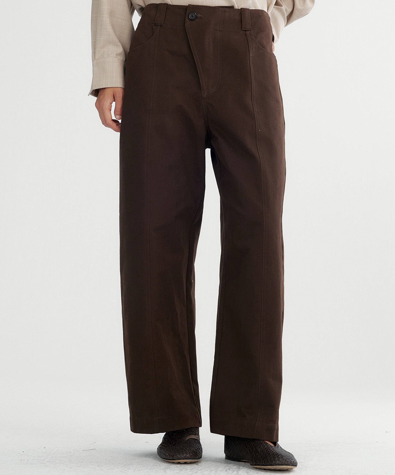 デザイン ワイドパンツ