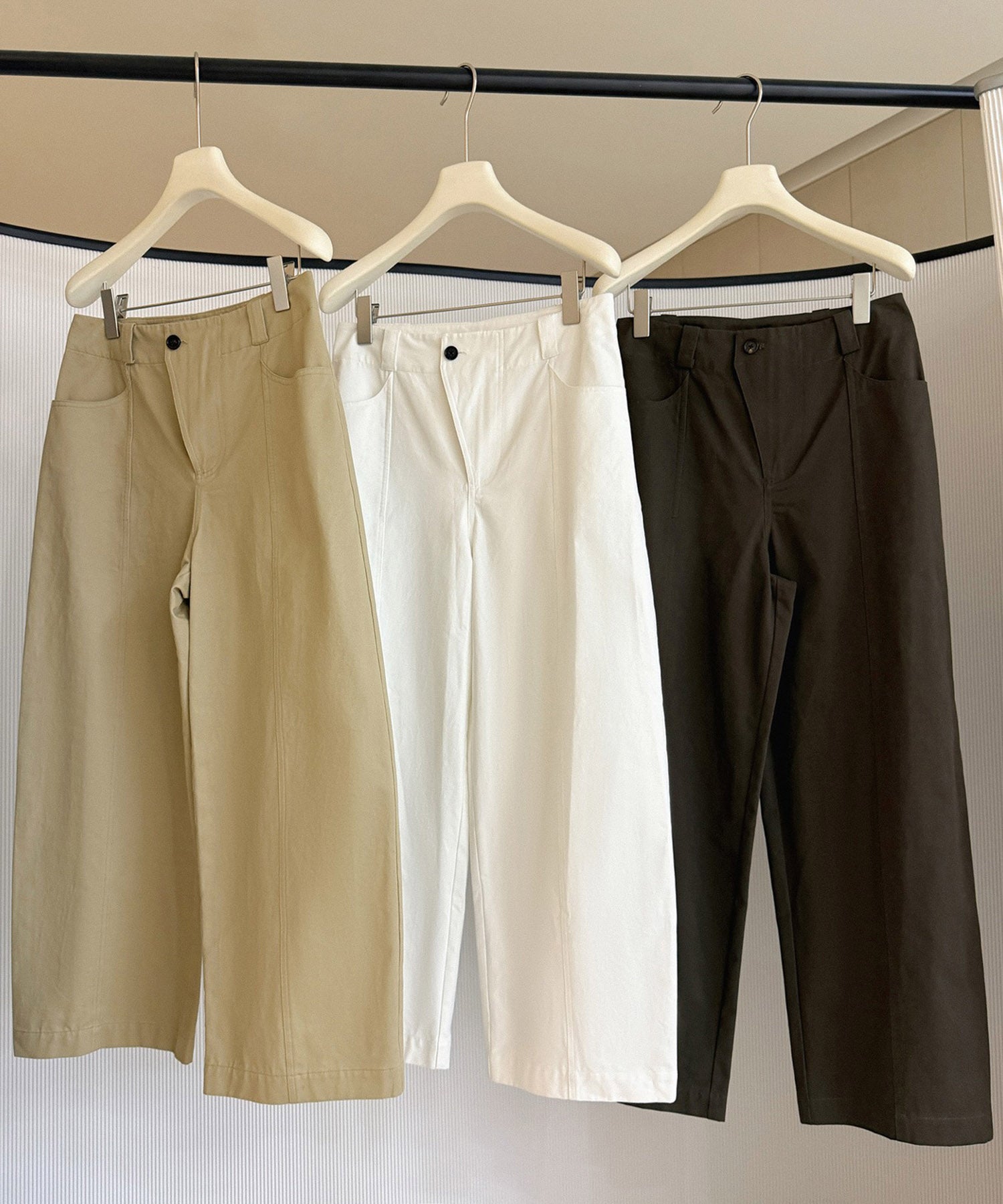 デザイン ワイドパンツ