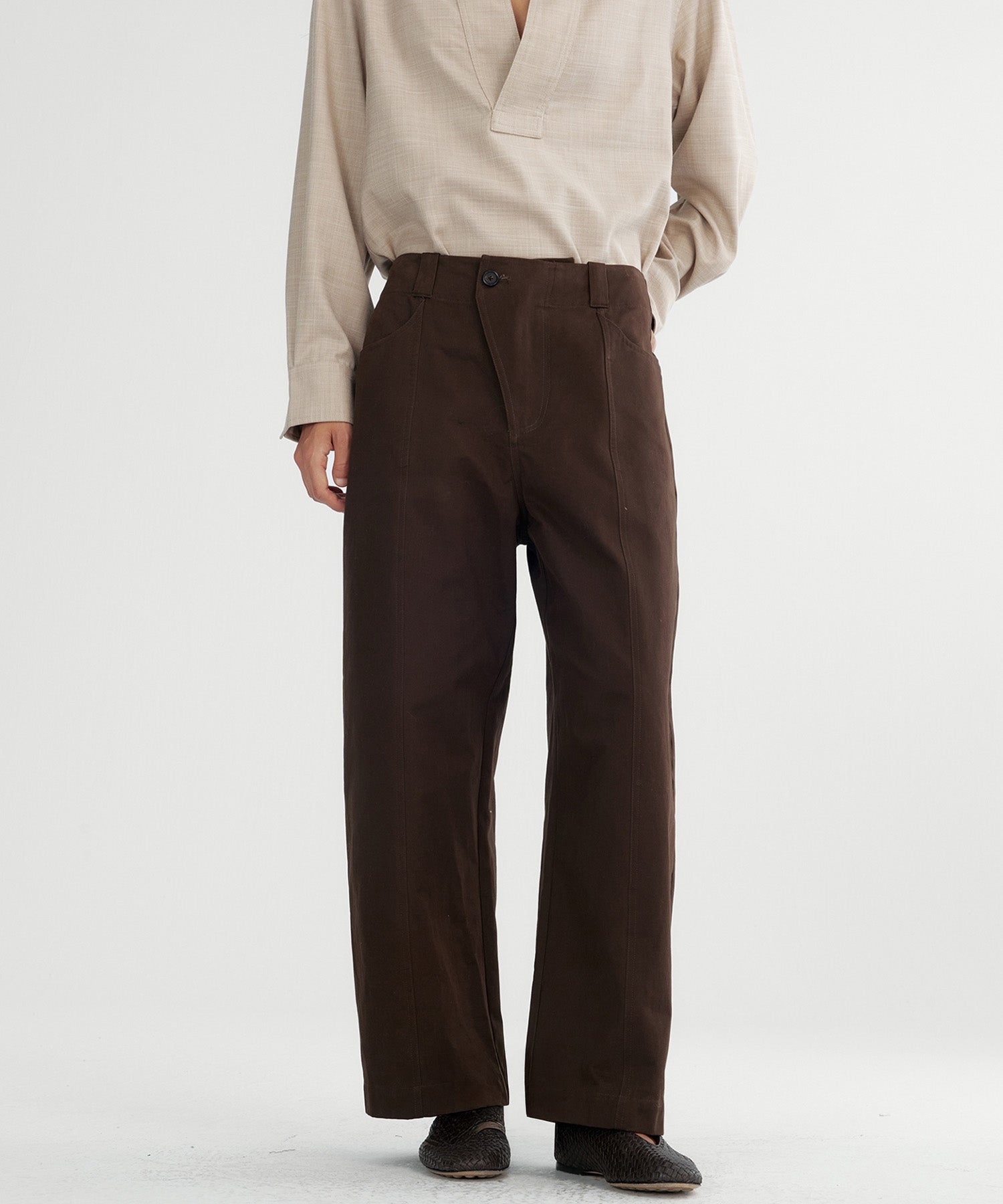 デザイン ワイドパンツ