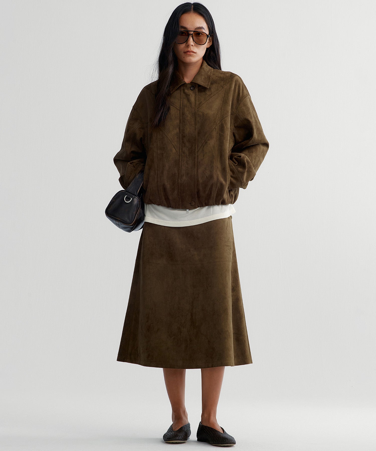 フレア ミディスカート