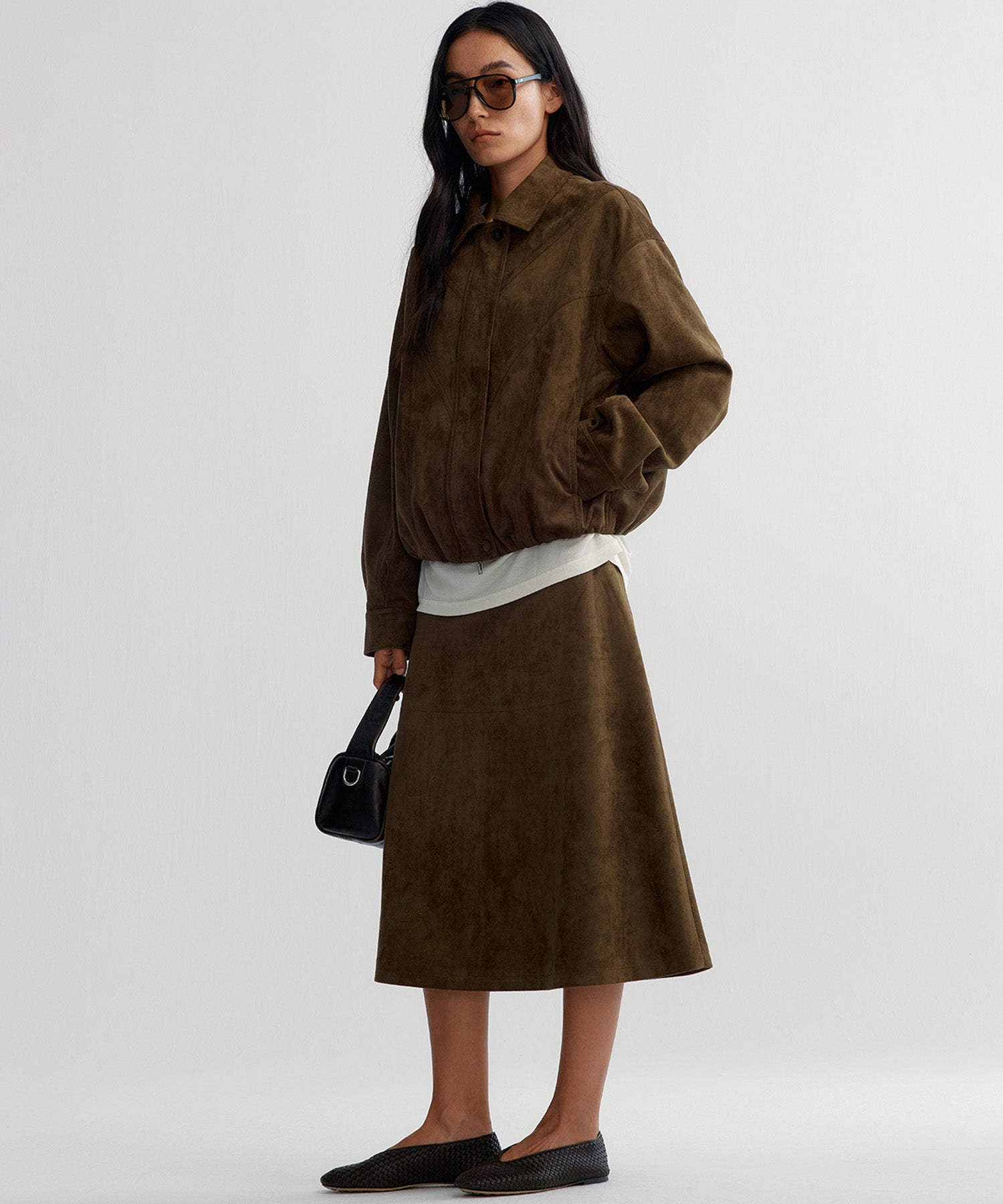 フレア ミディスカート