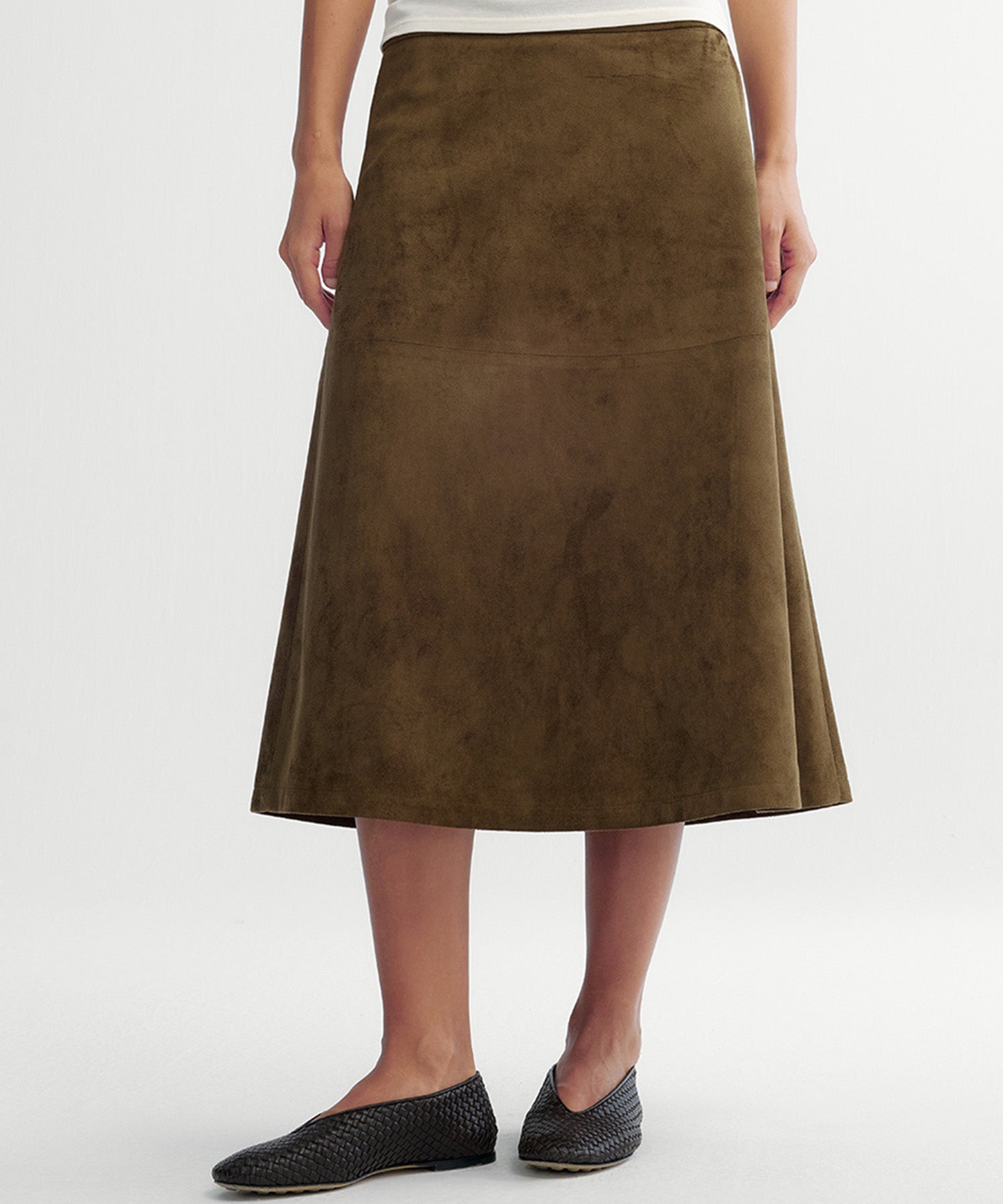 フレア ミディスカート