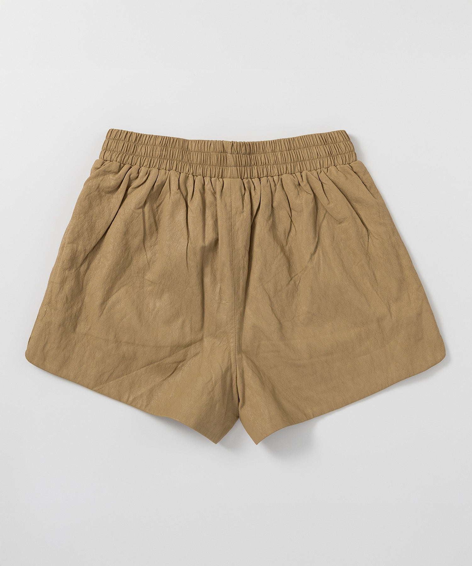 シンセティックレザー ショートパンツ