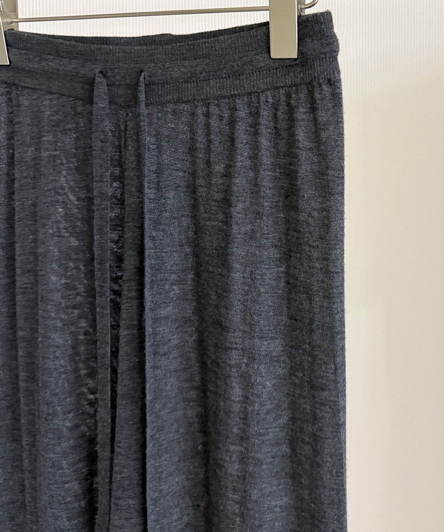 シアーニットパンツ