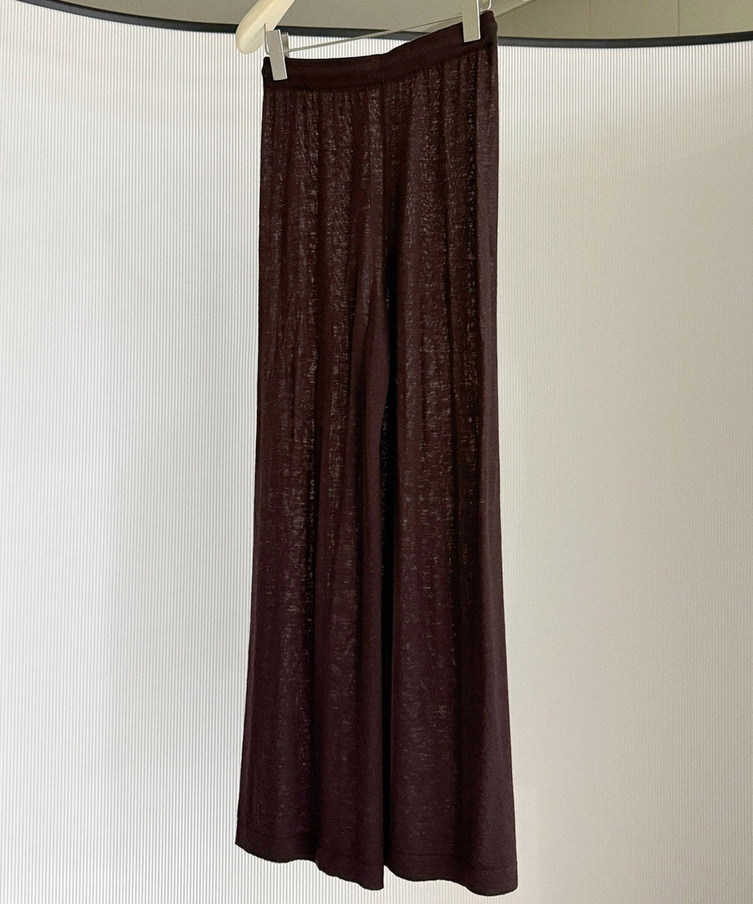 シアーニットパンツ