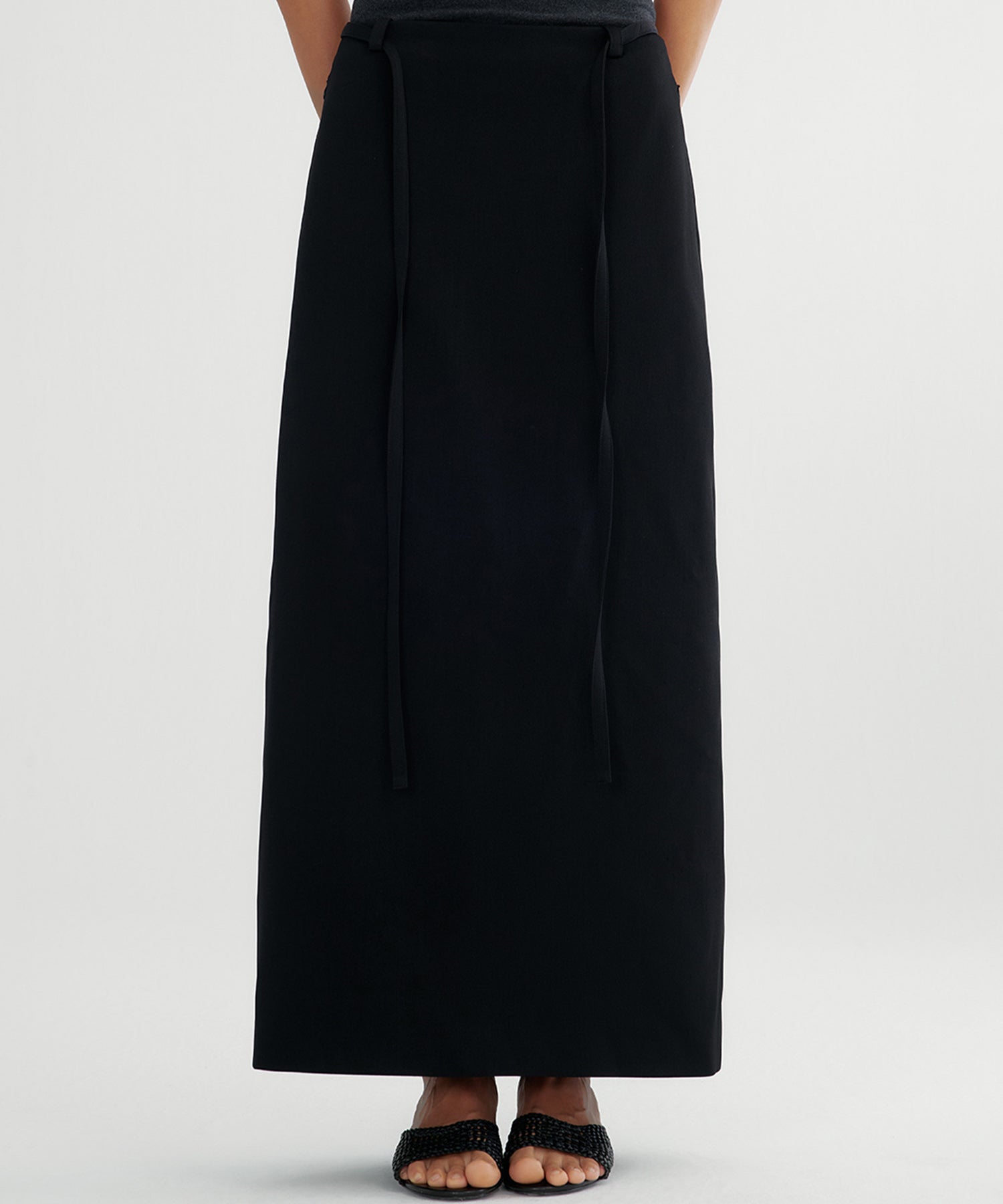 ウエストリボン タイトスカート