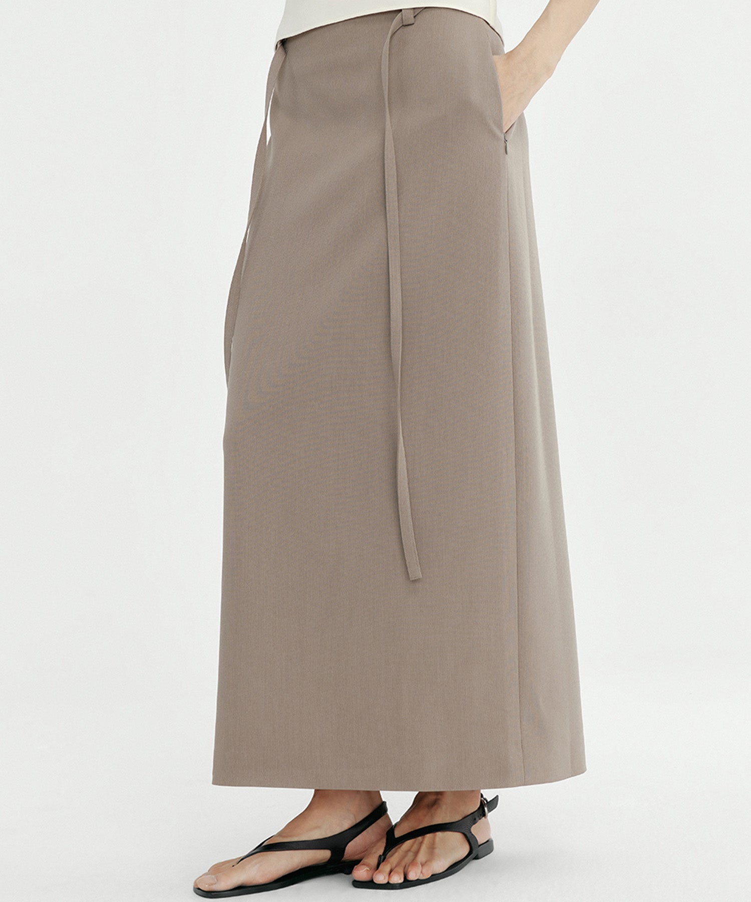 ウエストリボン タイトスカート