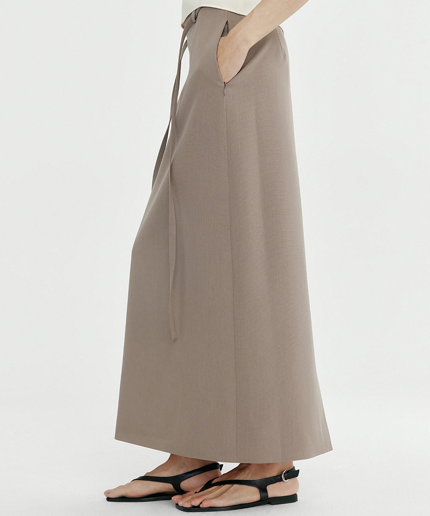 ウエストリボン タイトスカート