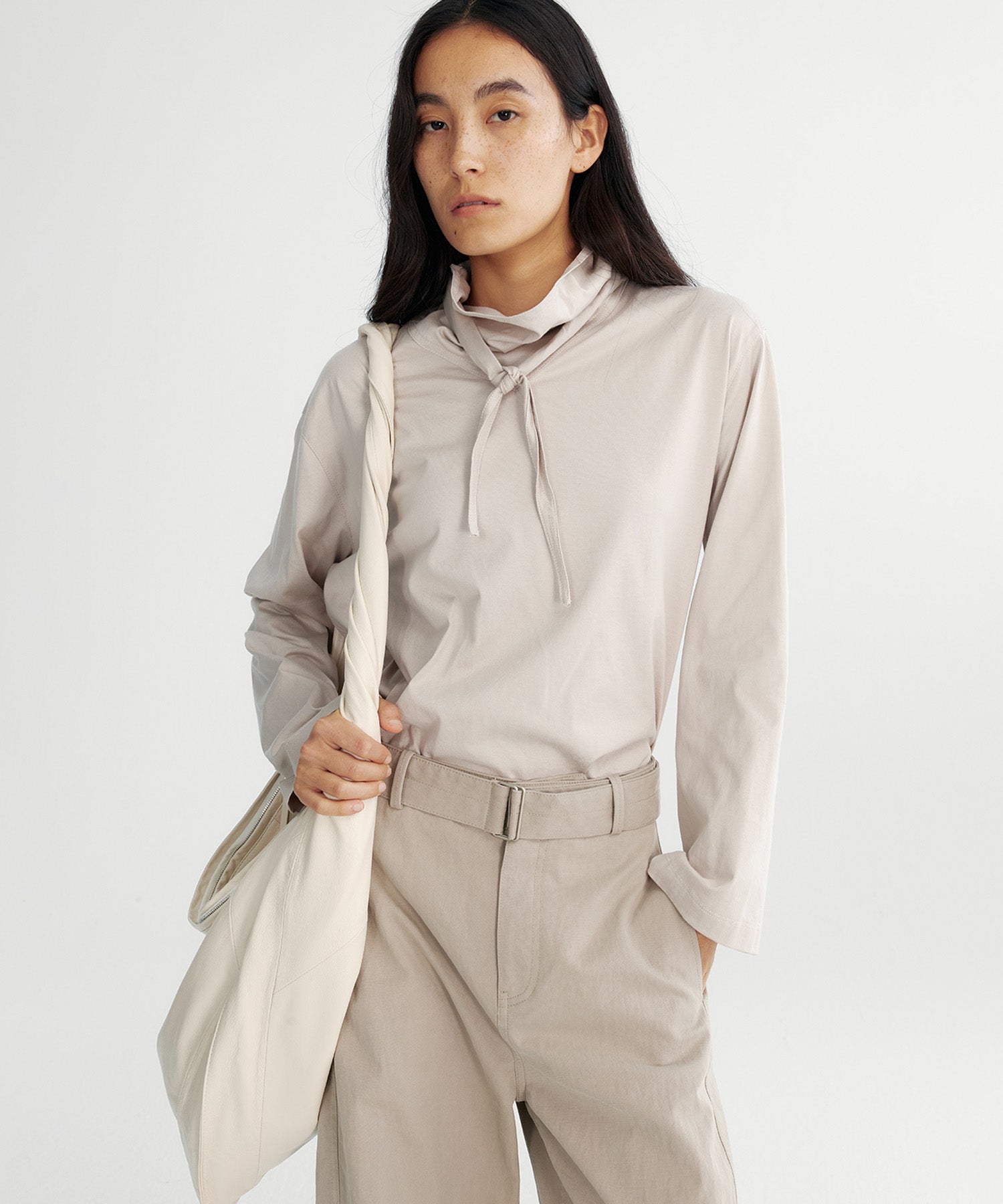 ハイウエストワイドパンツ