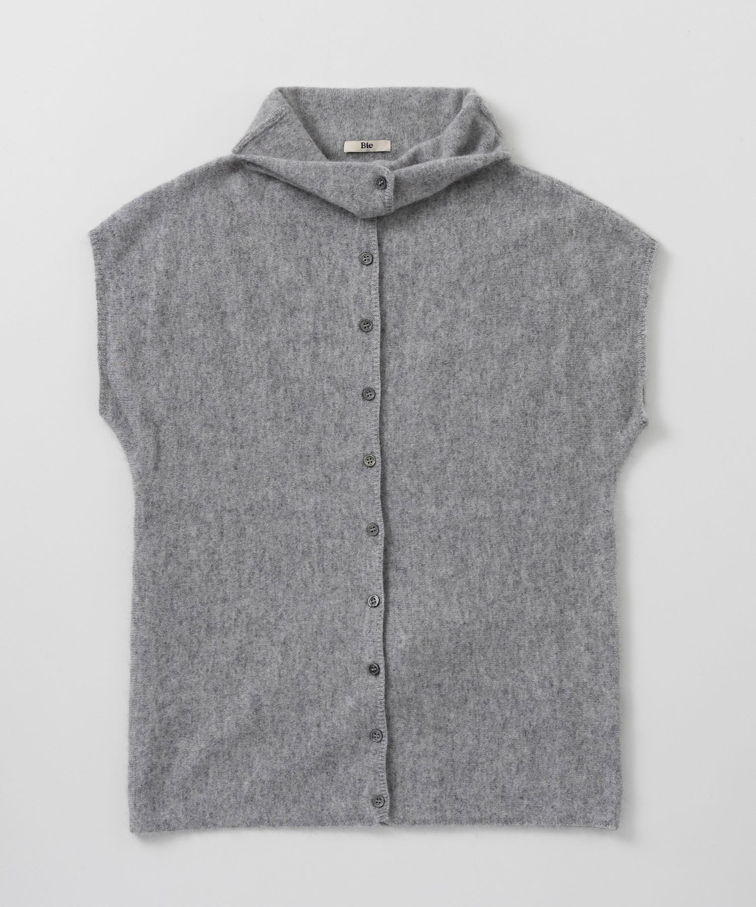 タートルネックニットベスト