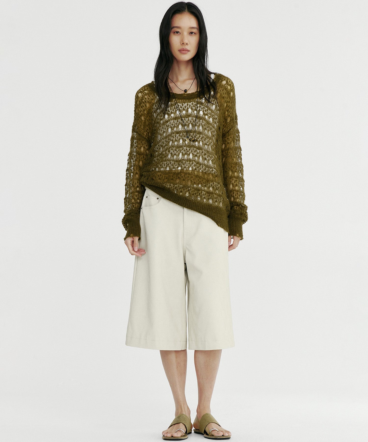 グランジニットトップス