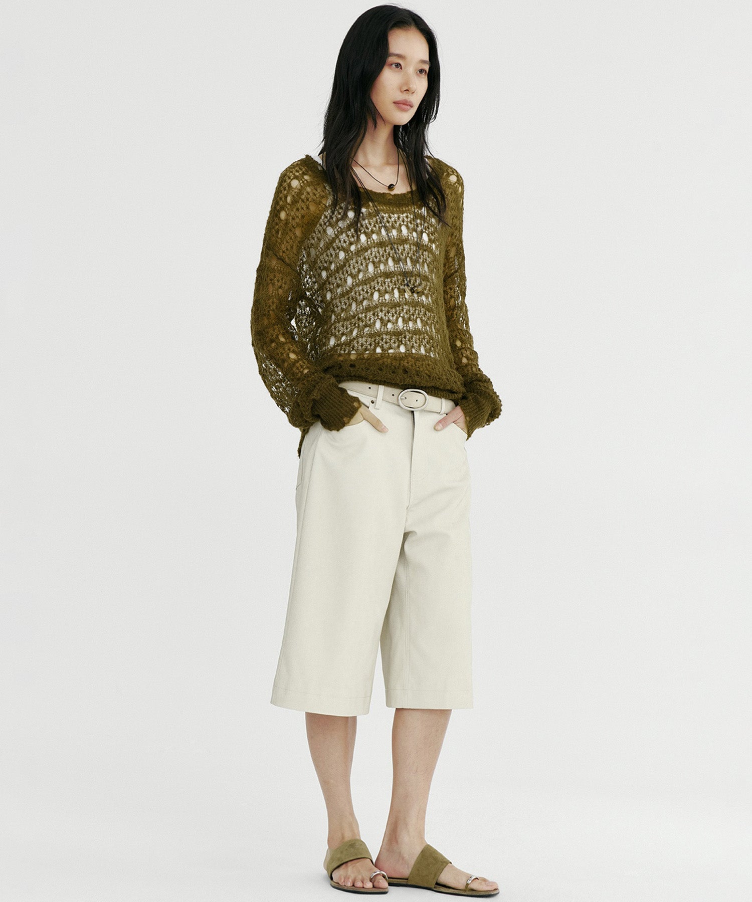 グランジニットトップス