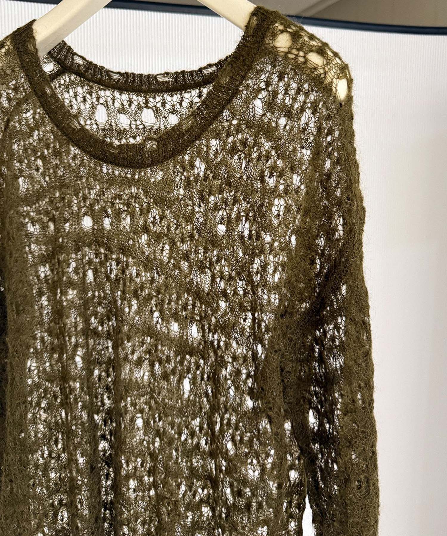 グランジニットトップス