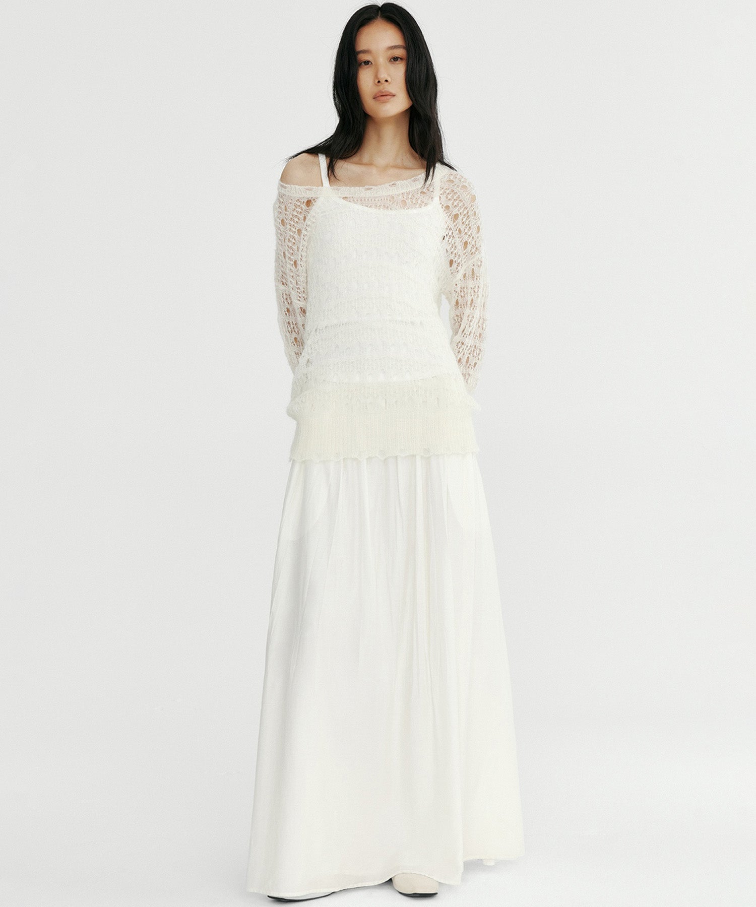 グランジニットトップス