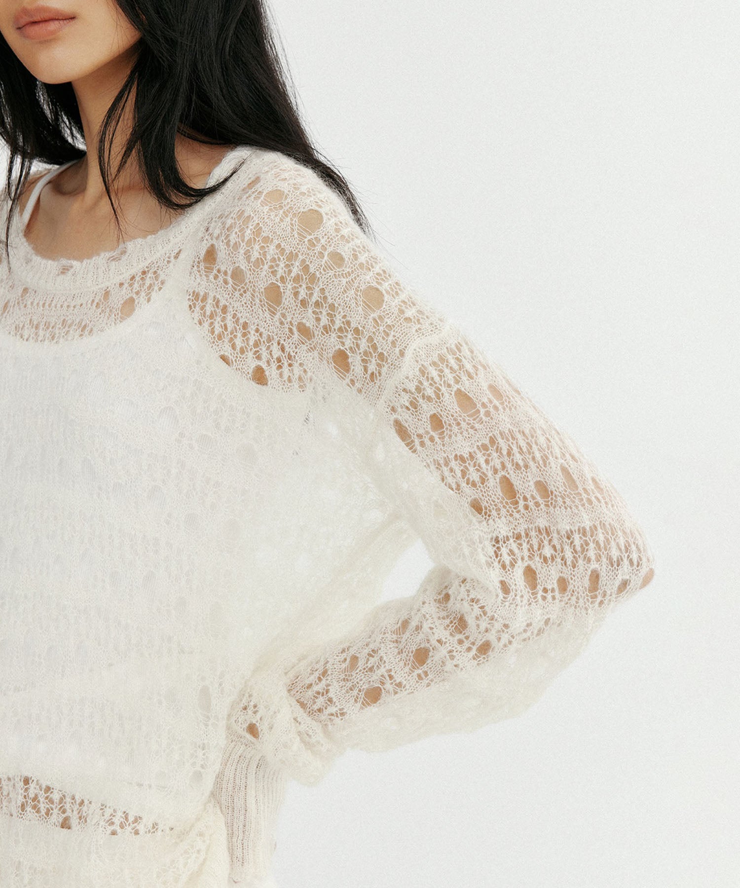 グランジニットトップス