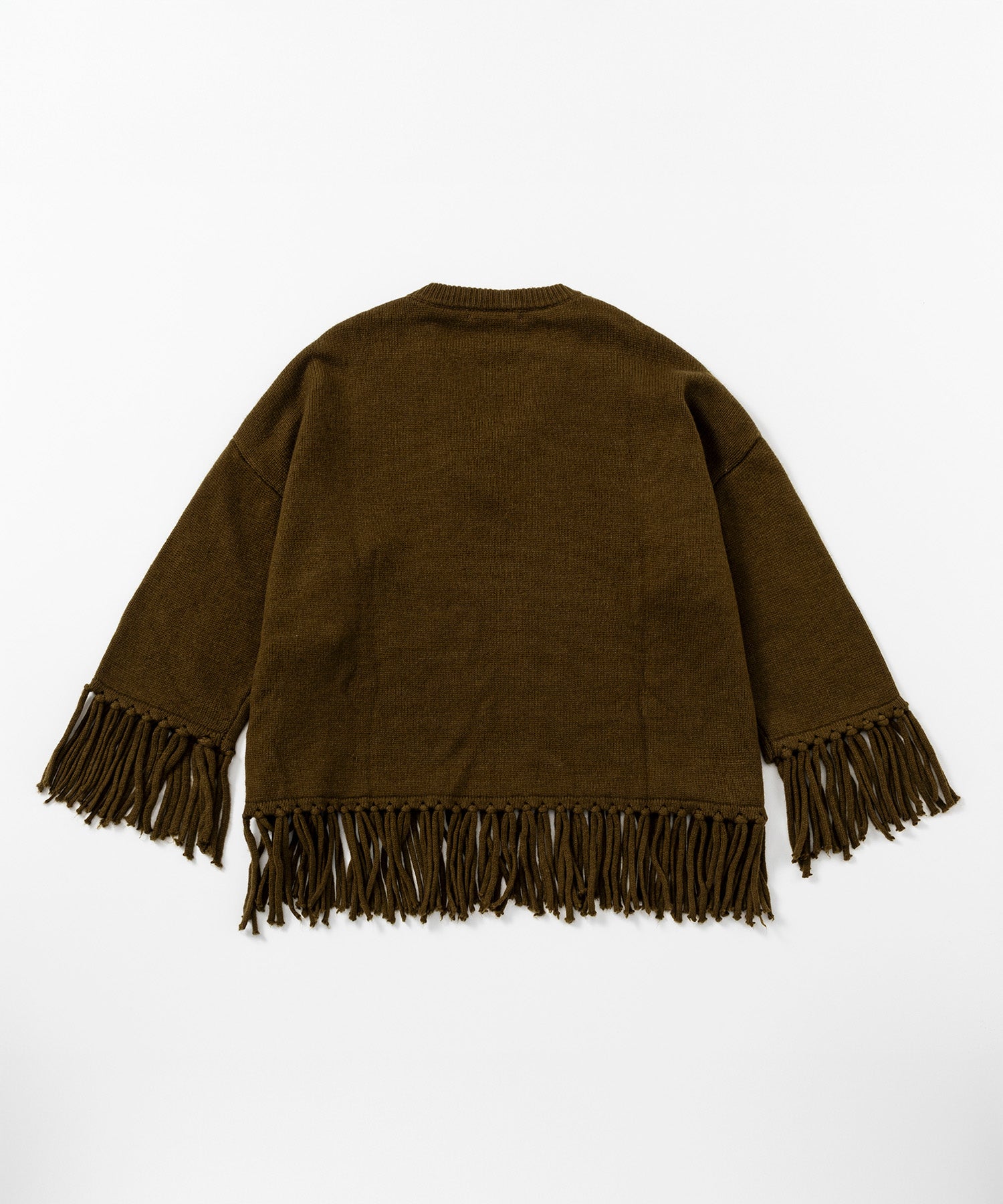 【12月上旬お届け予約商品】フリンジニットトップス