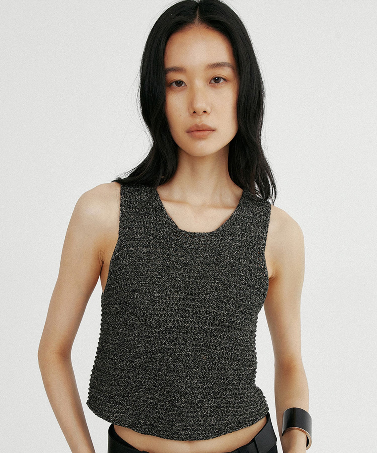 メランジニットベスト