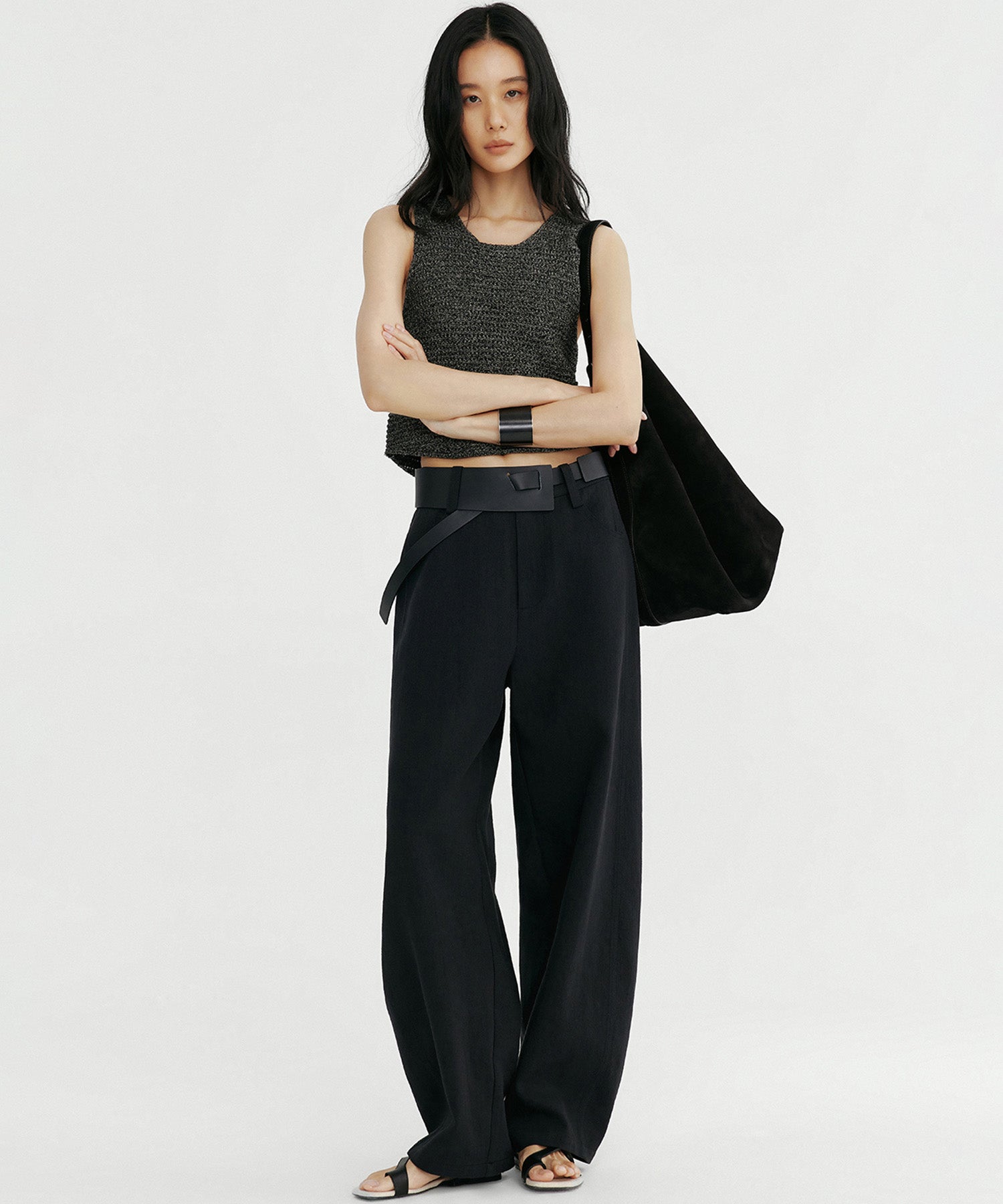 メランジニットベスト