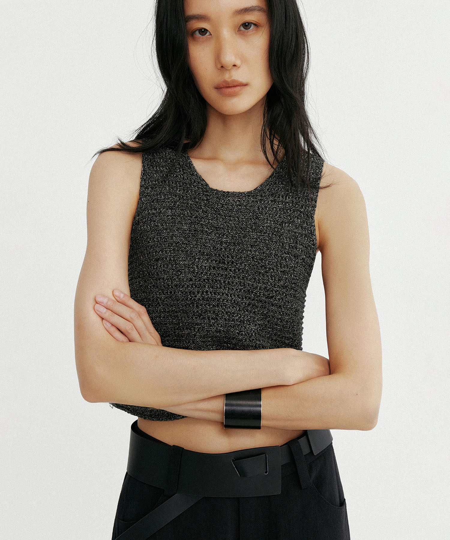 メランジニットベスト