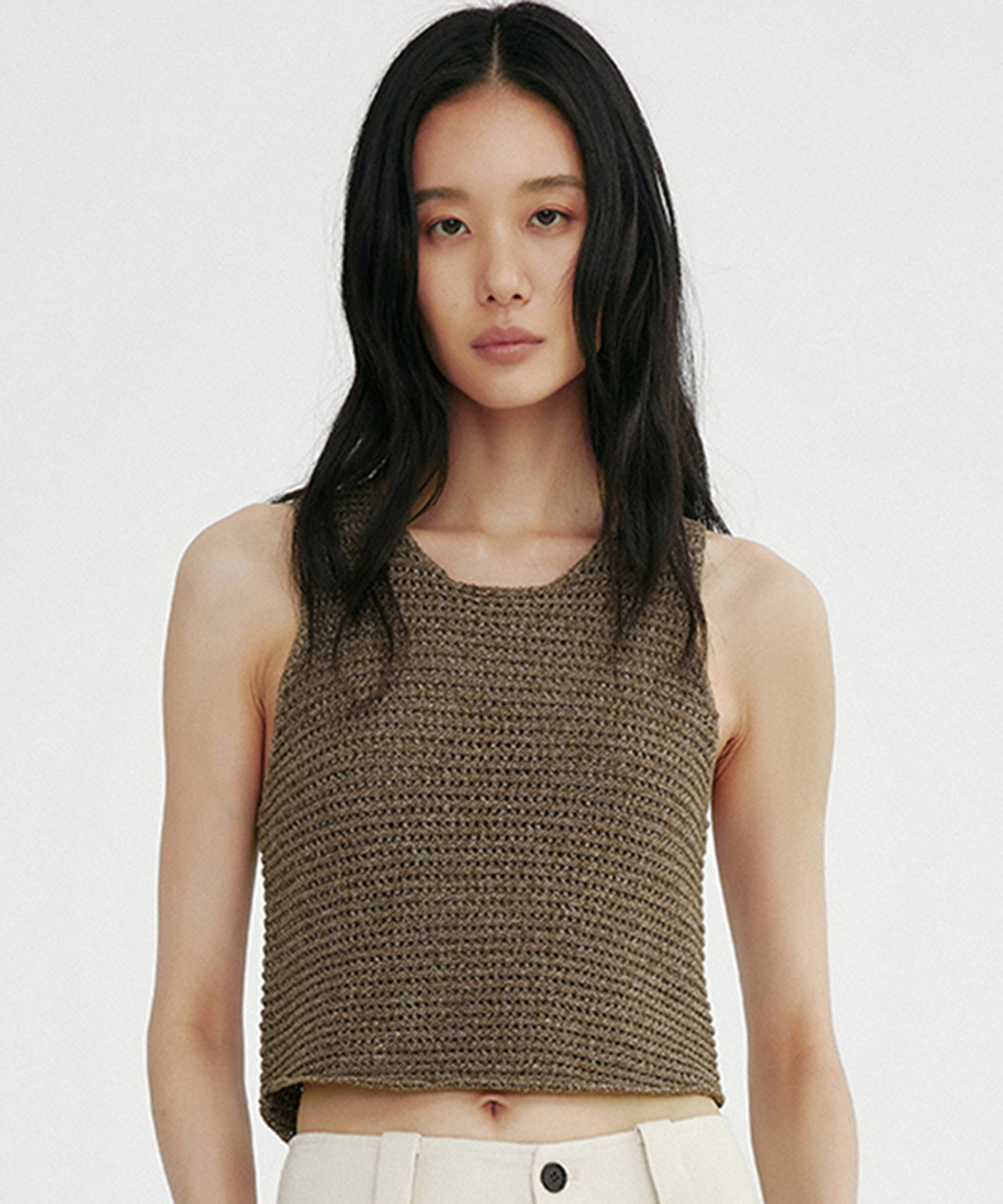 メランジニットベスト