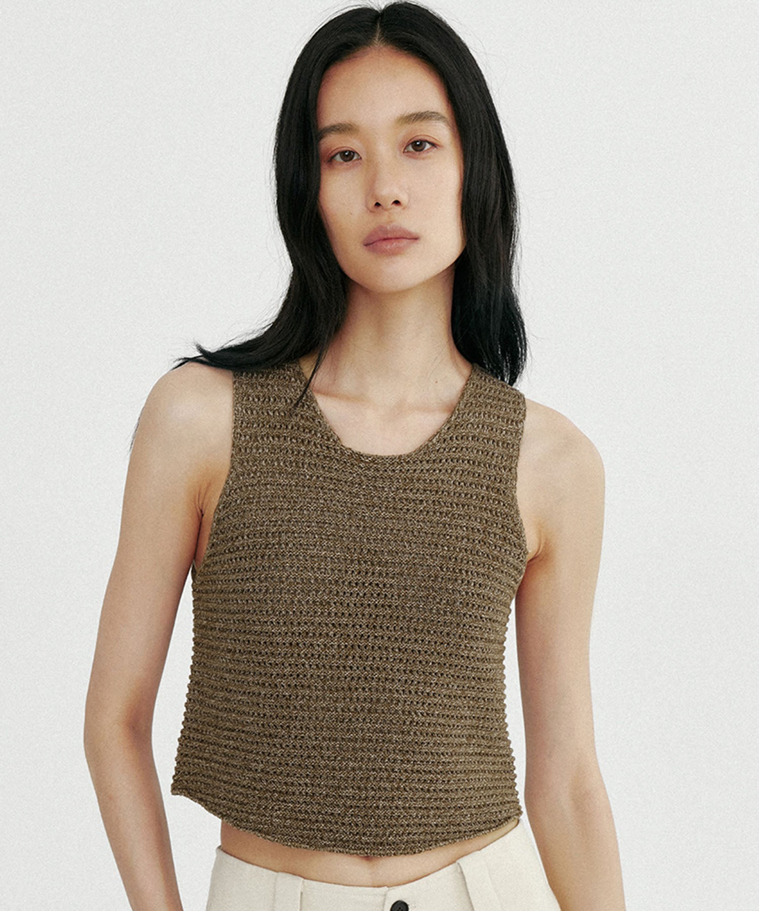 メランジニットベスト