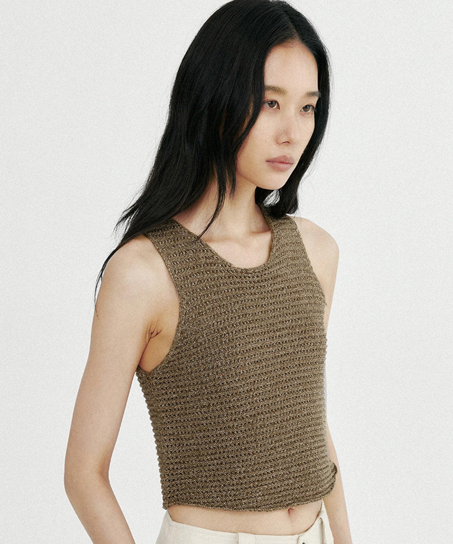 メランジニットベスト