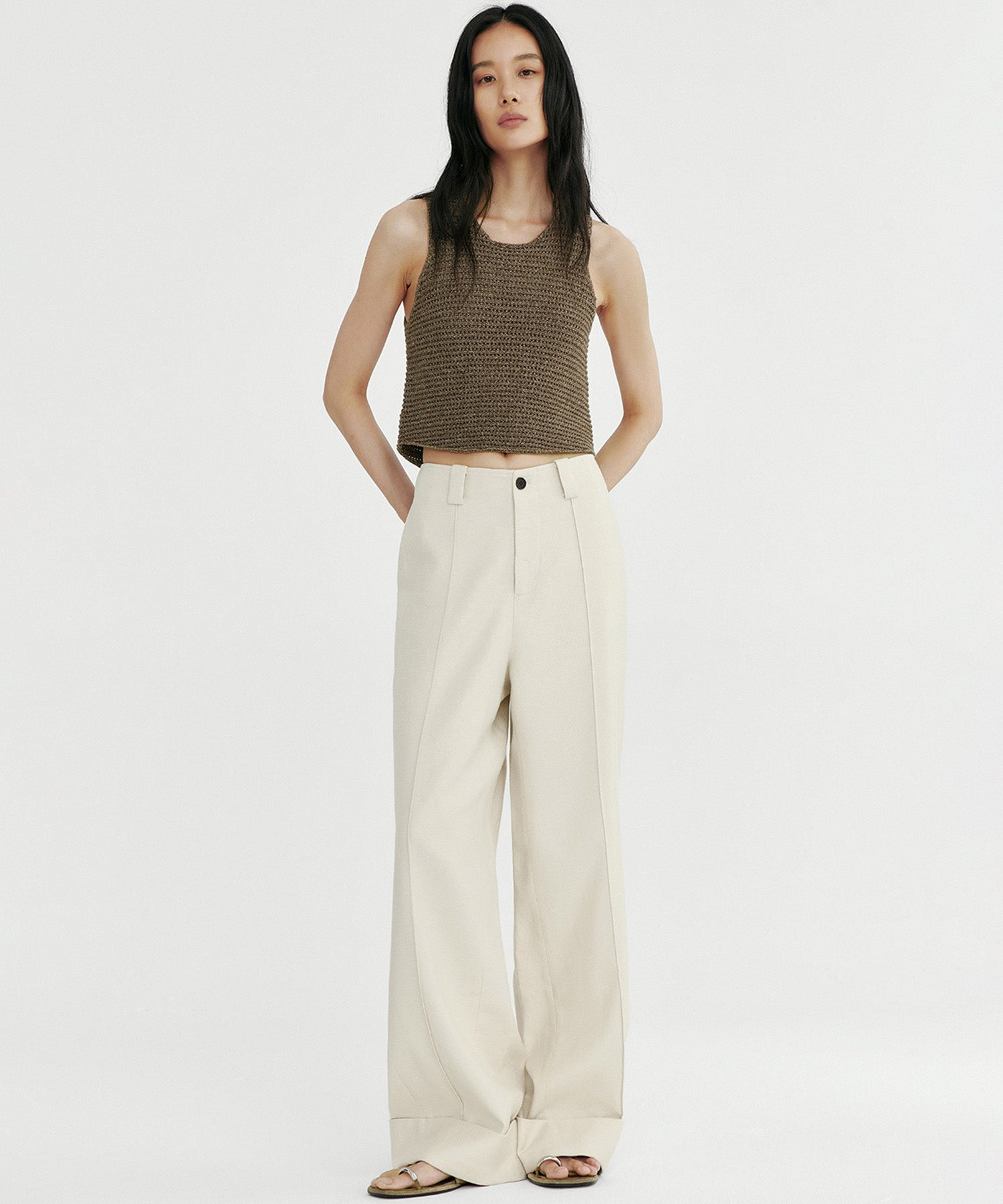 メランジニットベスト