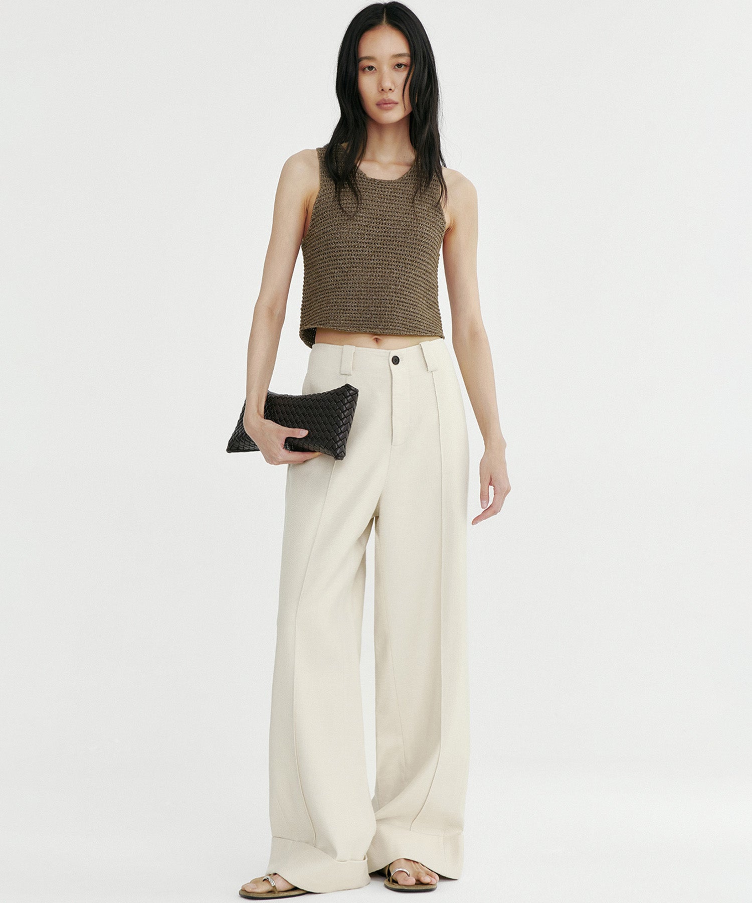 メランジニットベスト