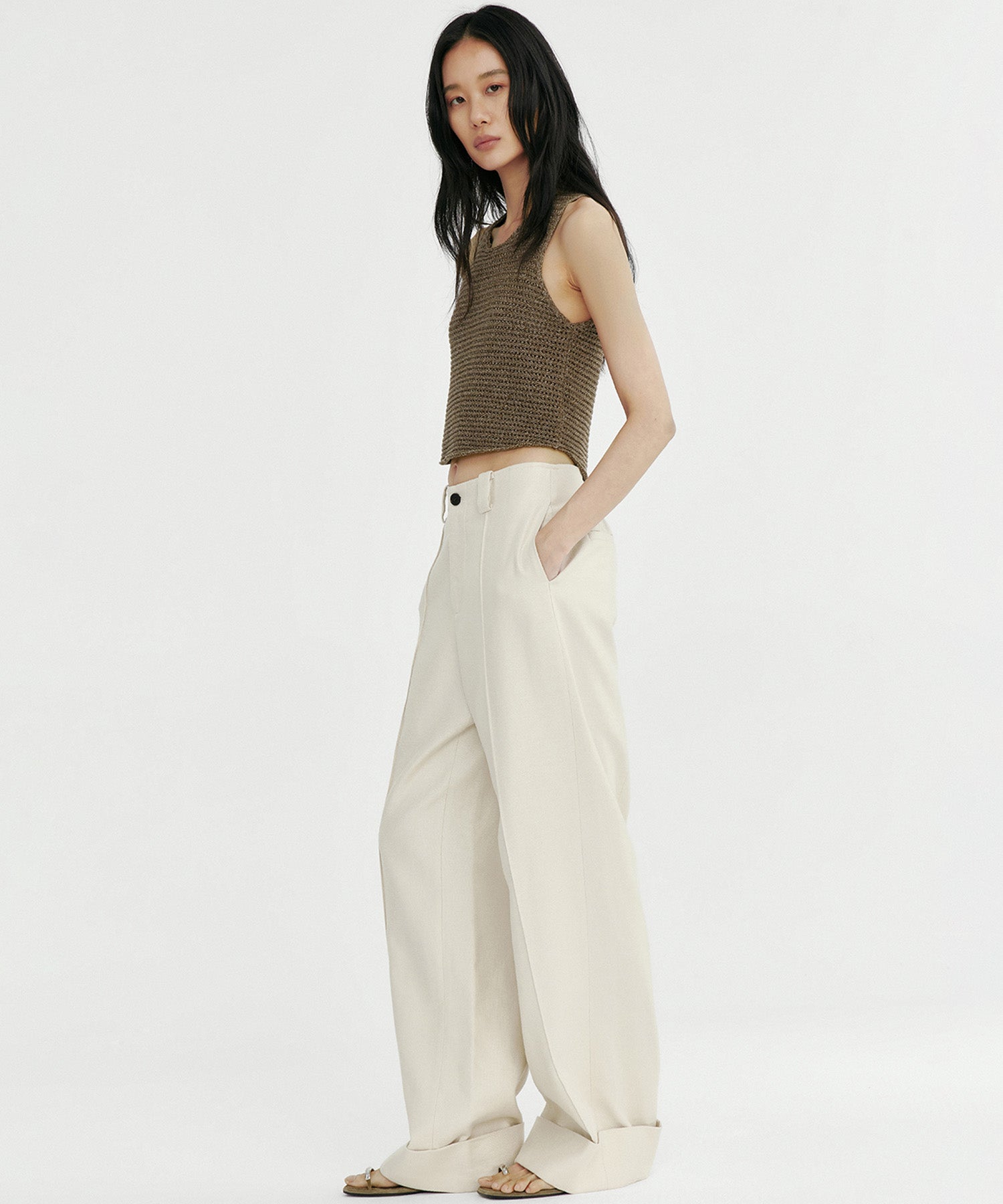 メランジニットベスト