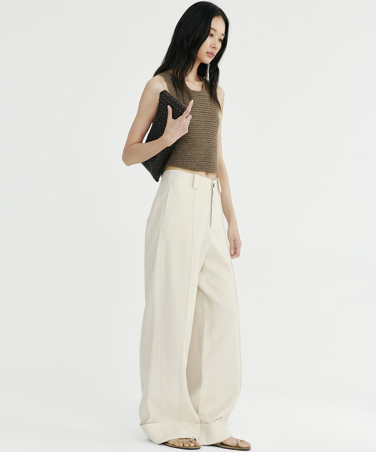 メランジニットベスト