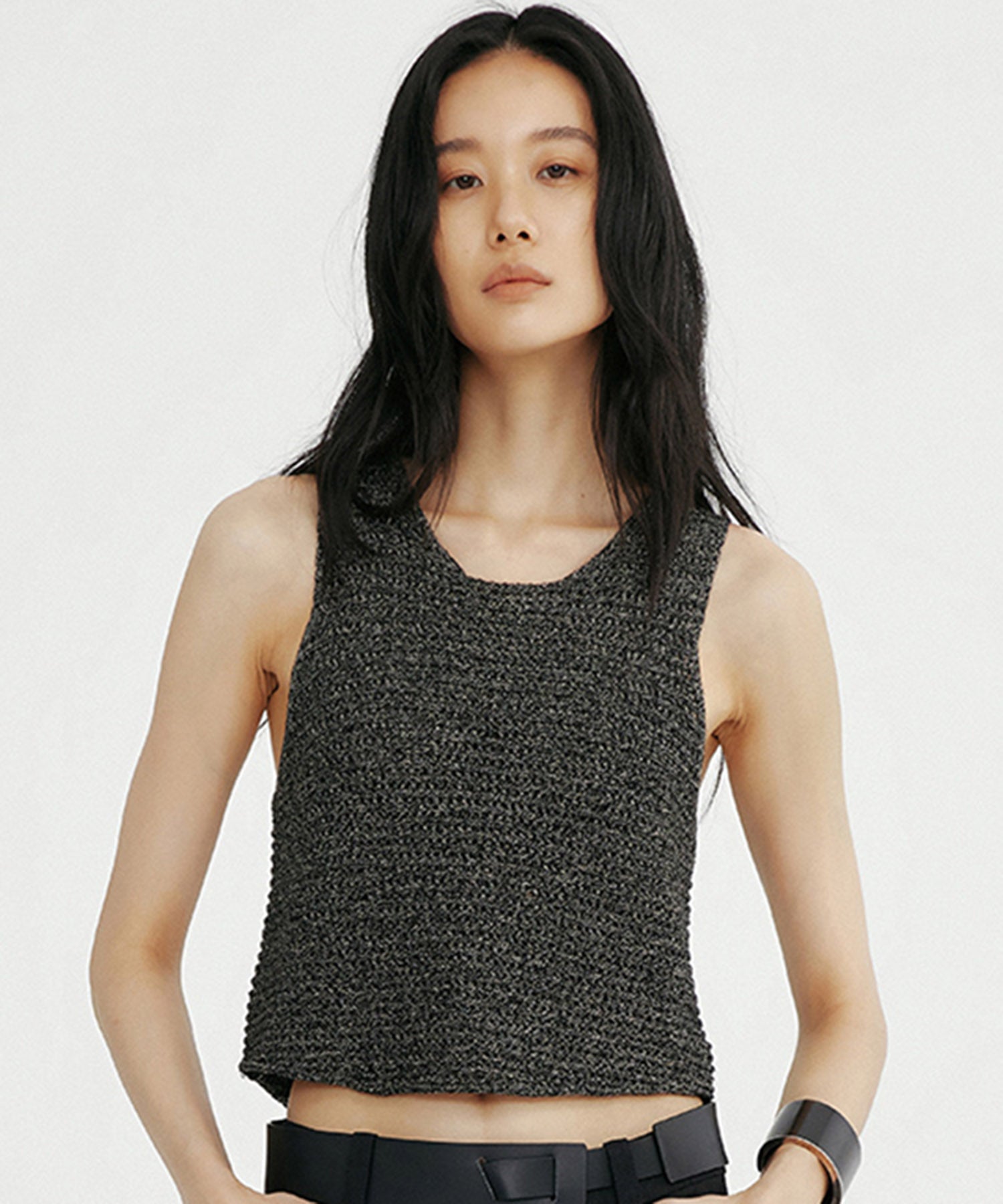 メランジニットベスト