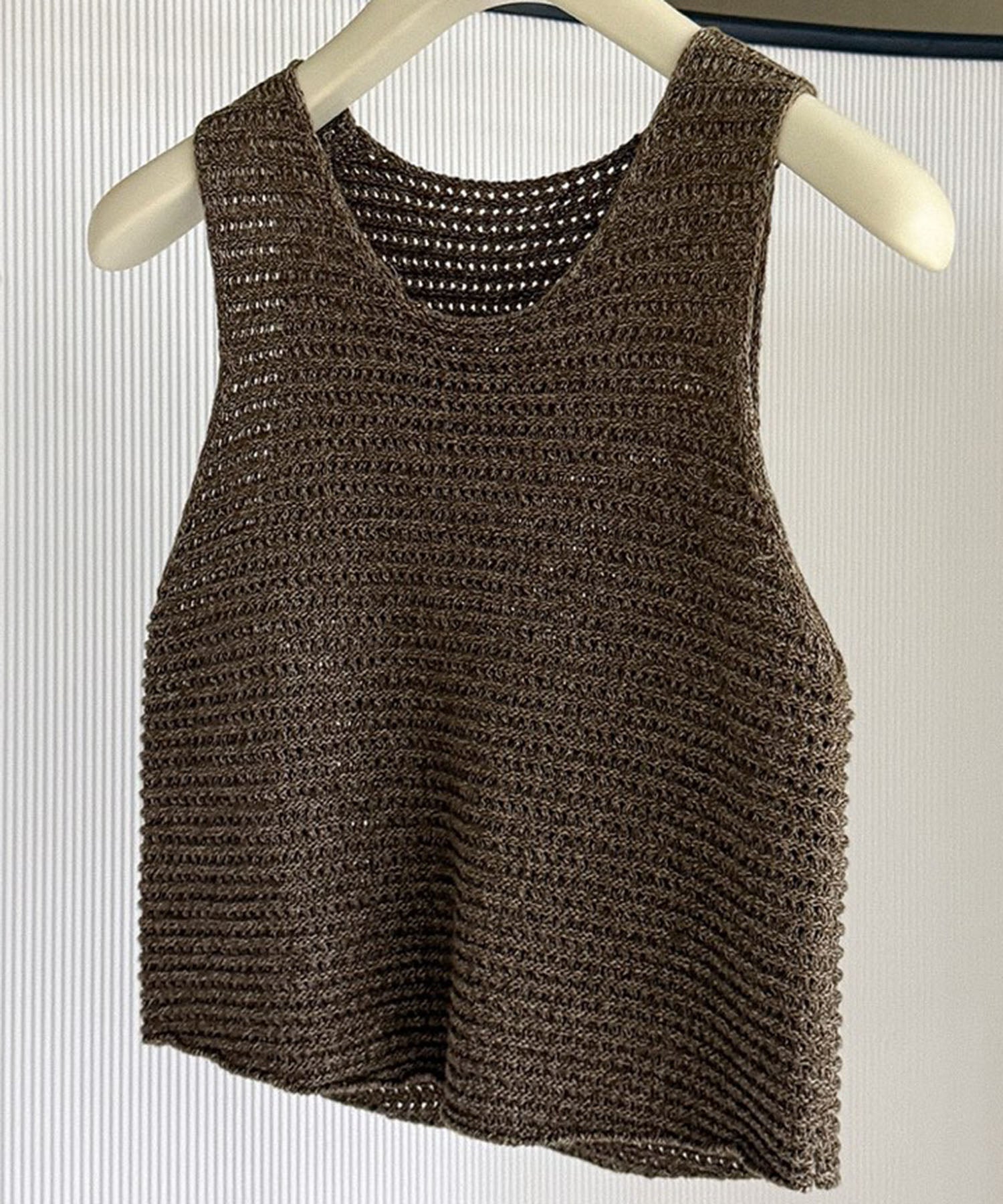 メランジニットベスト