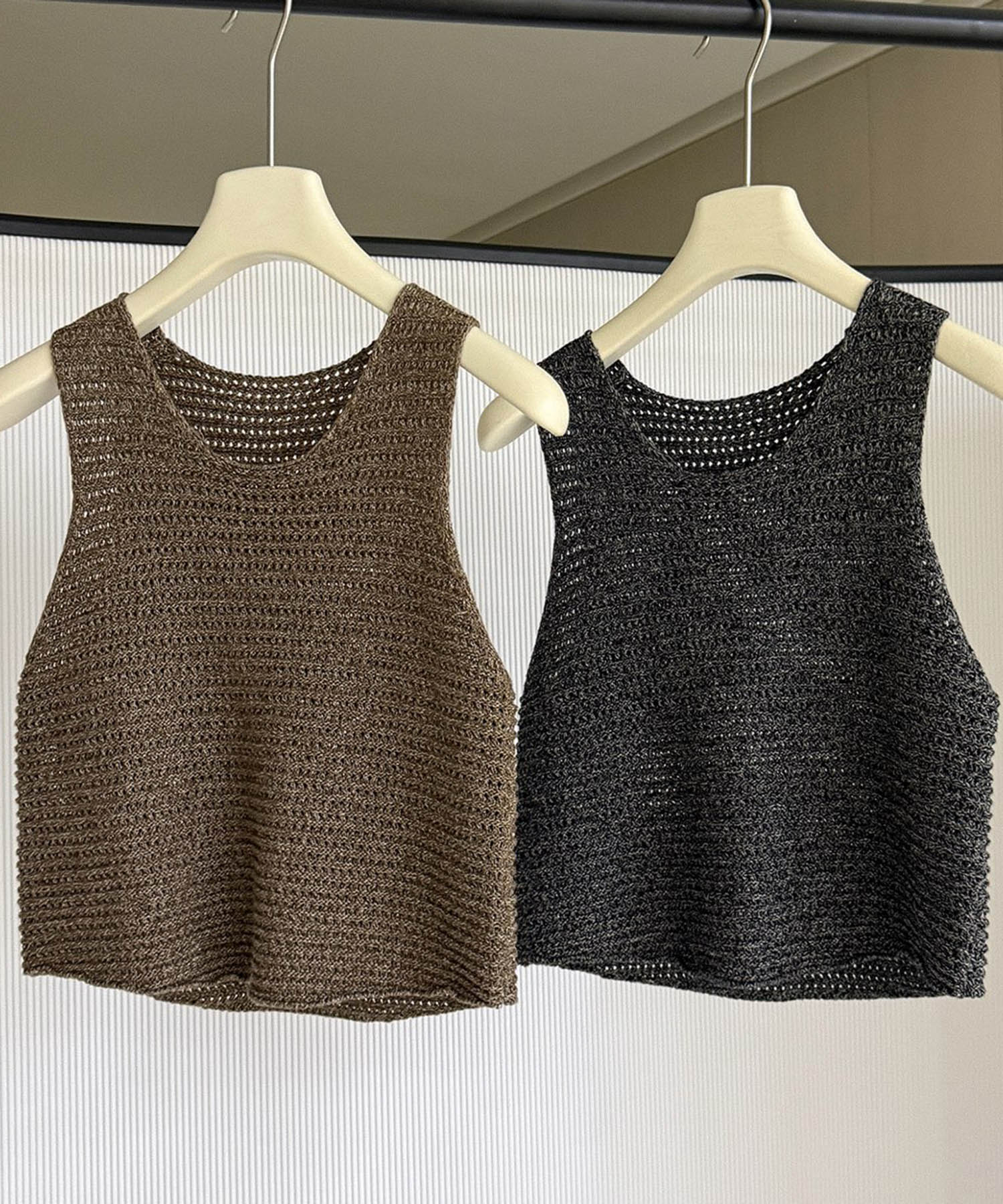 メランジニットベスト