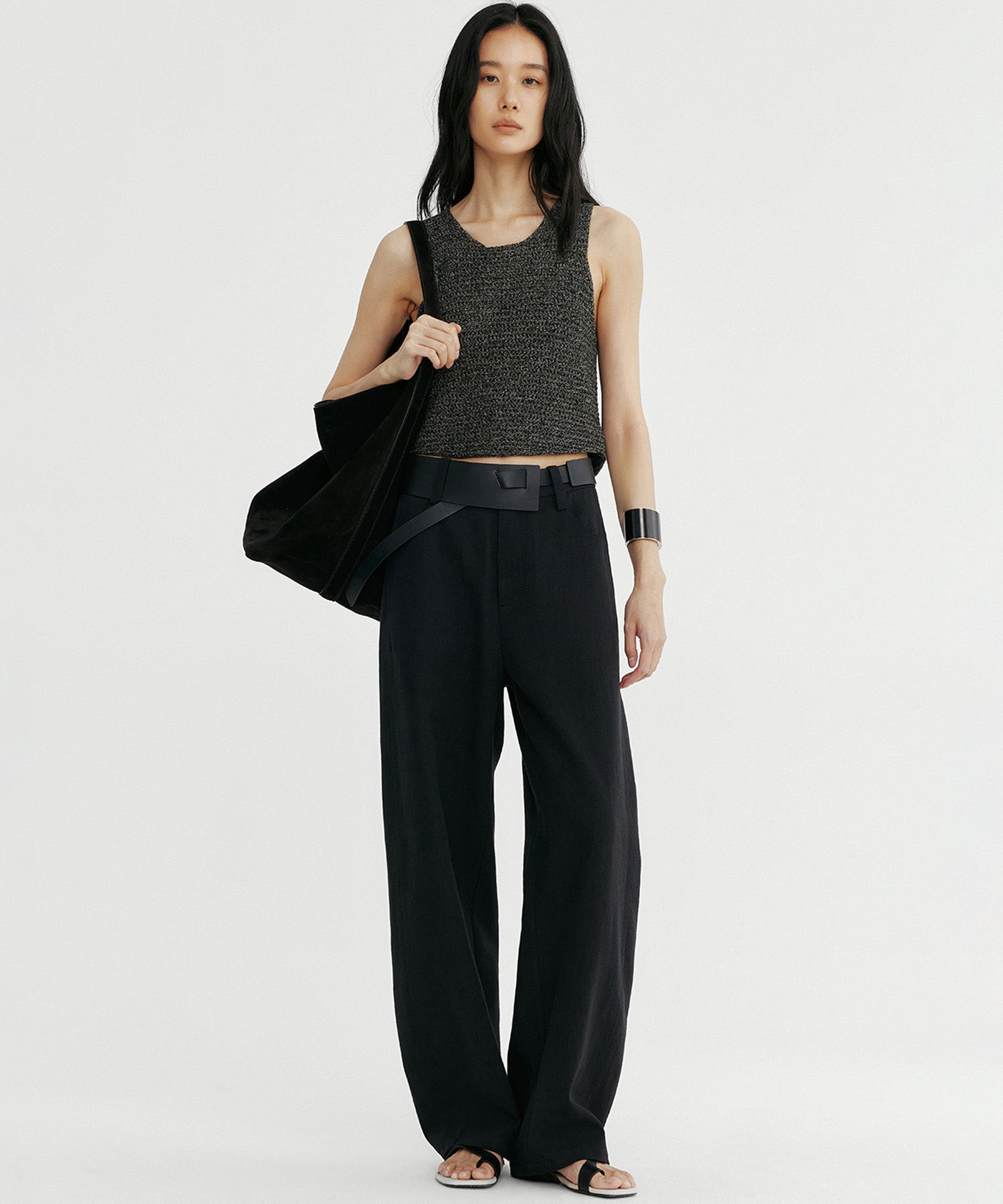 メランジニットベスト