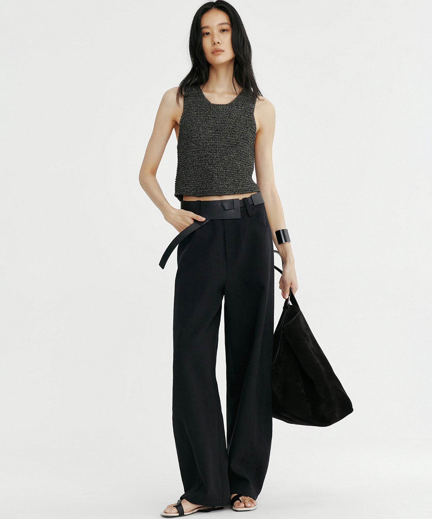 メランジニットベスト